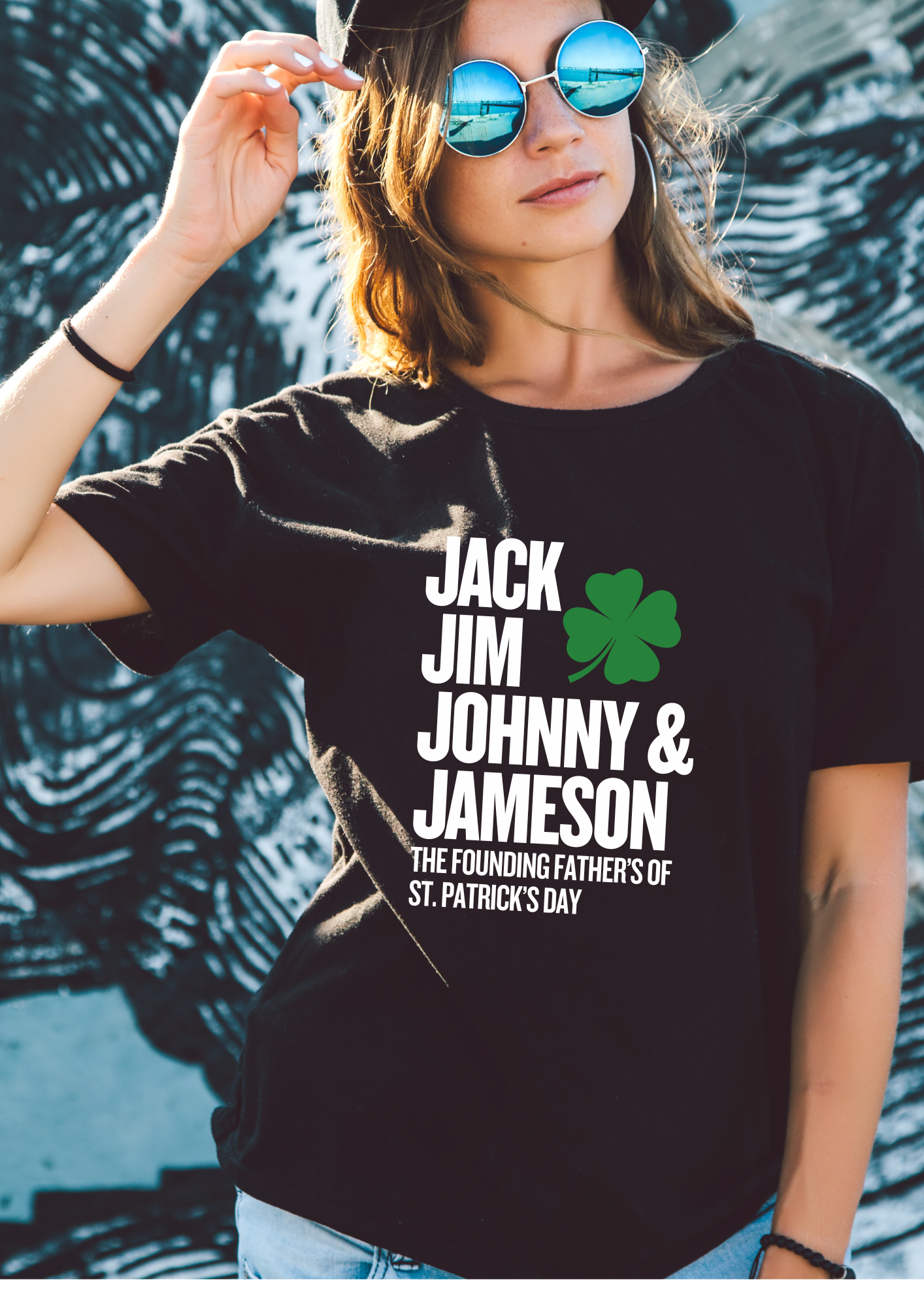 St Patrick's Day Founding Fathers T-Shirt | Jack Johnny Jameson Jim product thumbnail image St Patrick's Day Founding Fathers T-Shirt | Jack Johnny Jameson Jim product thumbnail image