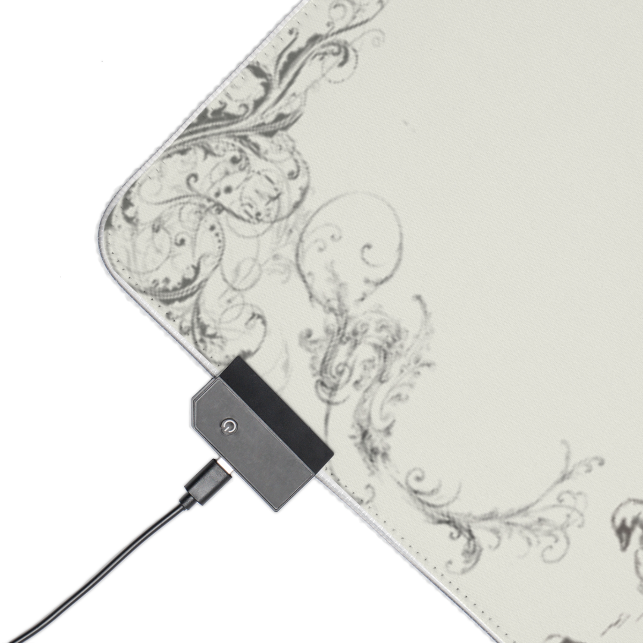 Vintage LED Gaming Mouse Pad – 'Young &amp; Beautiful' RGB Desk Mat product thumbnail image