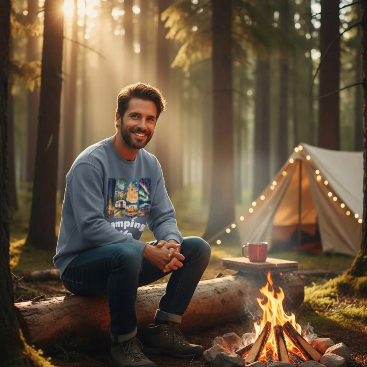 Camping Life Sweatshirt Camping Life Sweatshirt