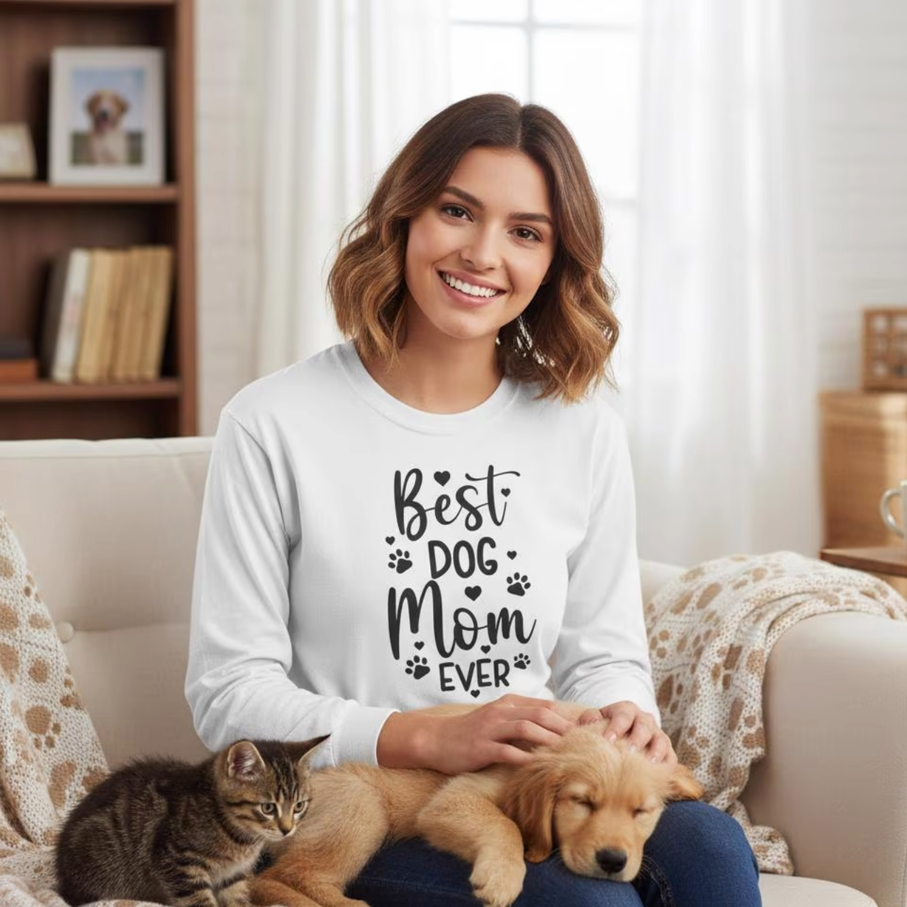 Best Dog Mom Ever Tee product thumbnail image