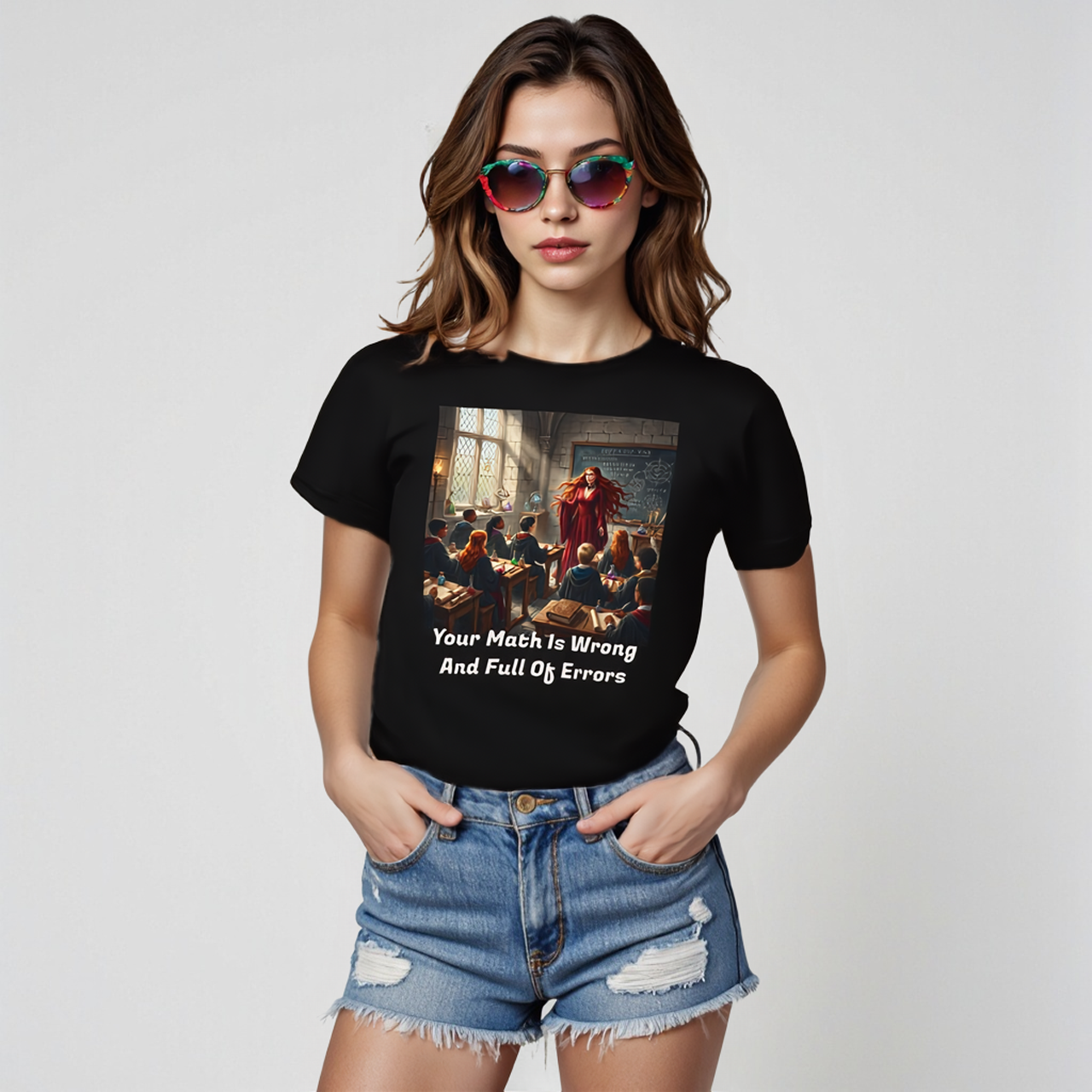 Your Math Is Wrong and Full of Errors Funny Tee by Roger Sampson product thumbnail image