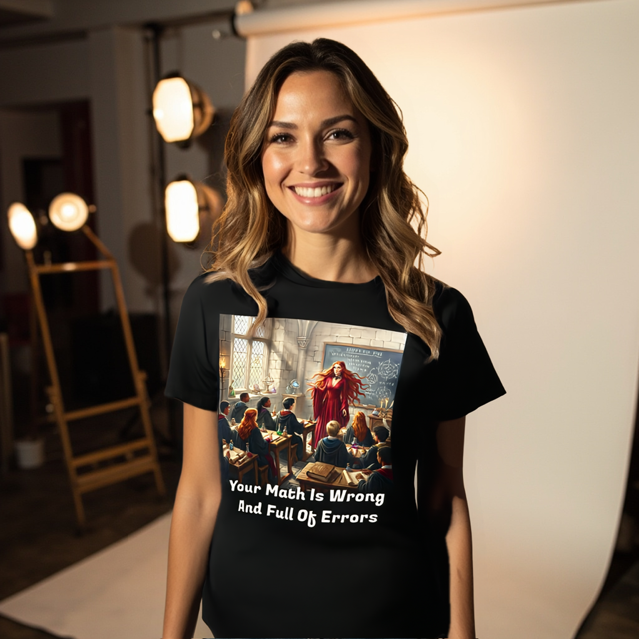 Your Math Is Wrong and Full of Errors Funny Tee by Roger Sampson product thumbnail image