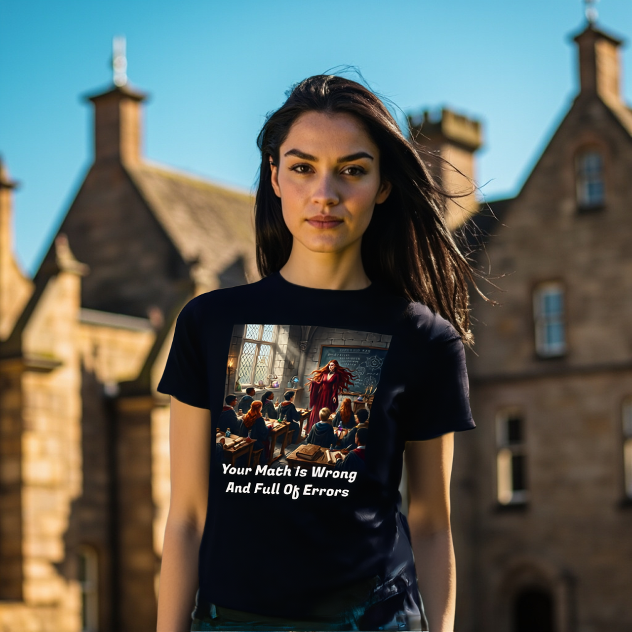 Your Math Is Wrong and Full of Errors Funny Tee by Roger Sampson product thumbnail image