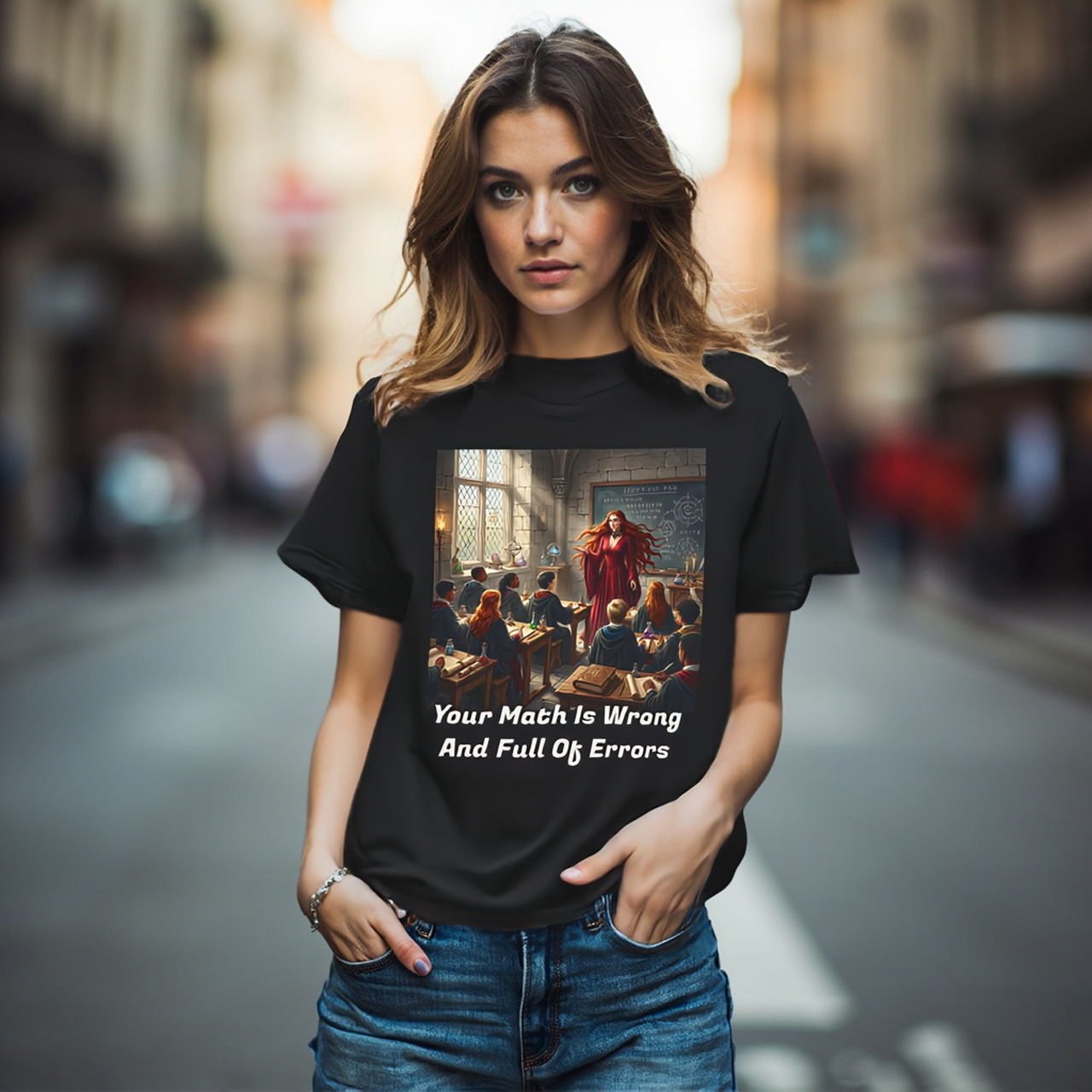 Your Math Is Wrong and Full of Errors Funny Tee by Roger Sampson product thumbnail image