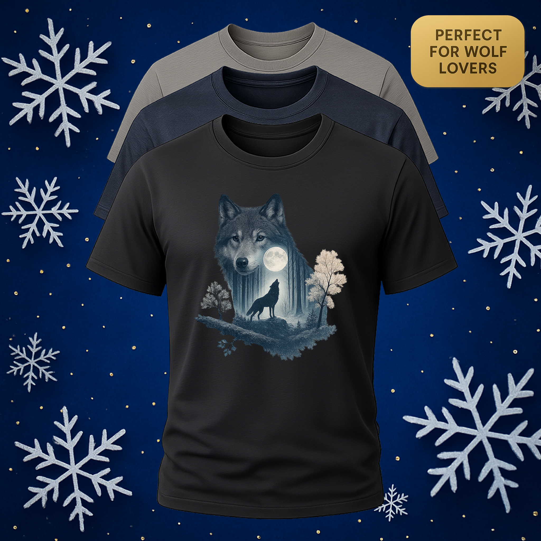Moonlit Wolf in the Forest product thumbnail image Moonlit Wolf in the Forest product thumbnail image