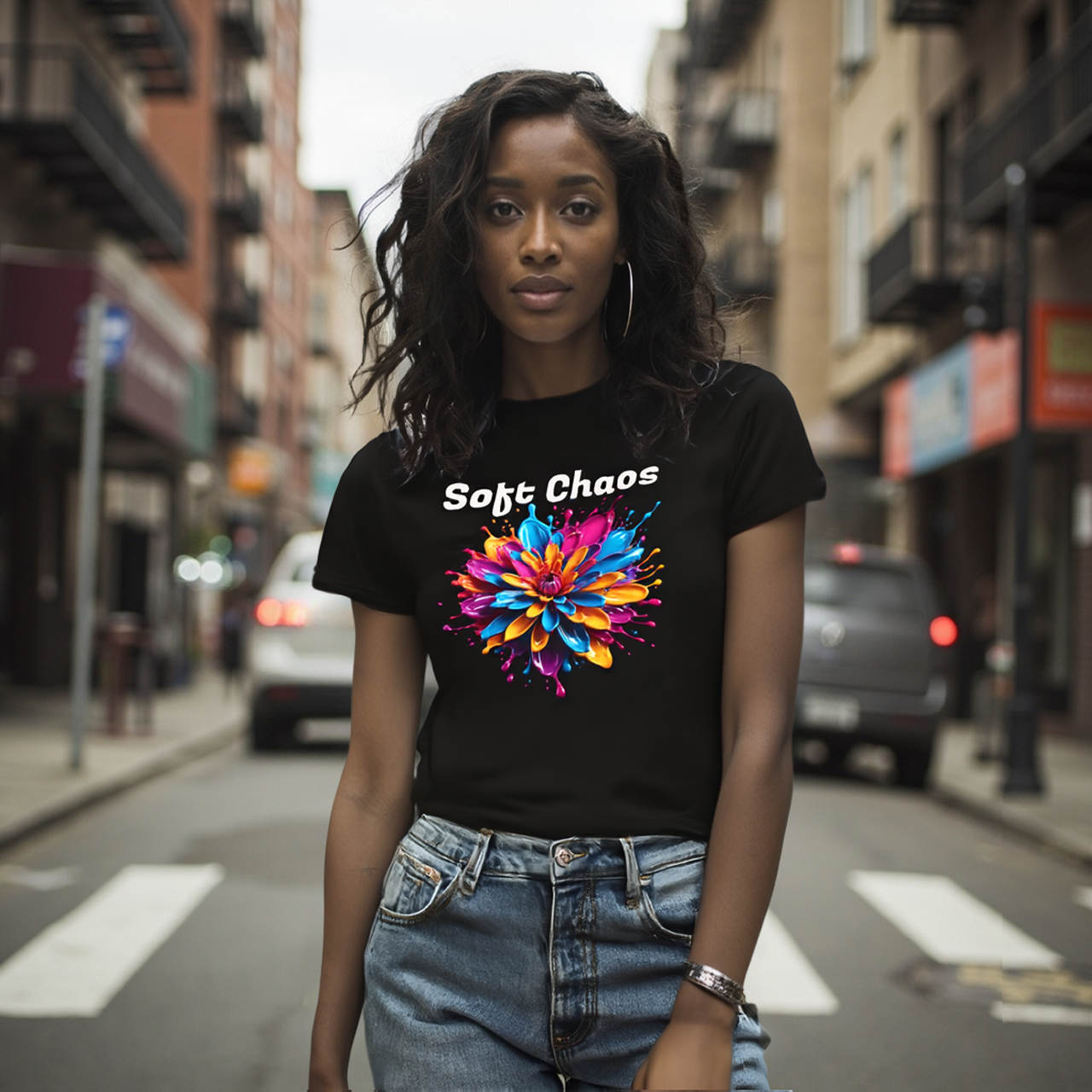 Soft Chaos Aesthetic Tee by Roger Sampson product thumbnail image Soft Chaos Aesthetic Tee by Roger Sampson product thumbnail image