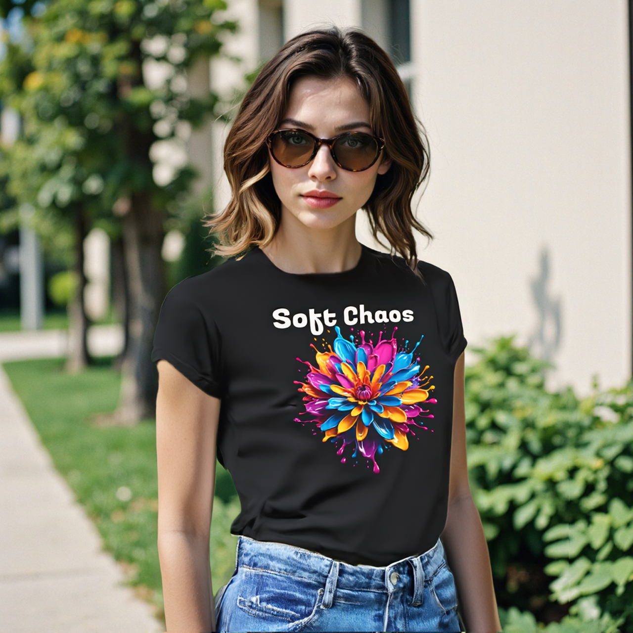 Soft Chaos Aesthetic Tee by Roger Sampson product thumbnail image Soft Chaos Aesthetic Tee by Roger Sampson product thumbnail image