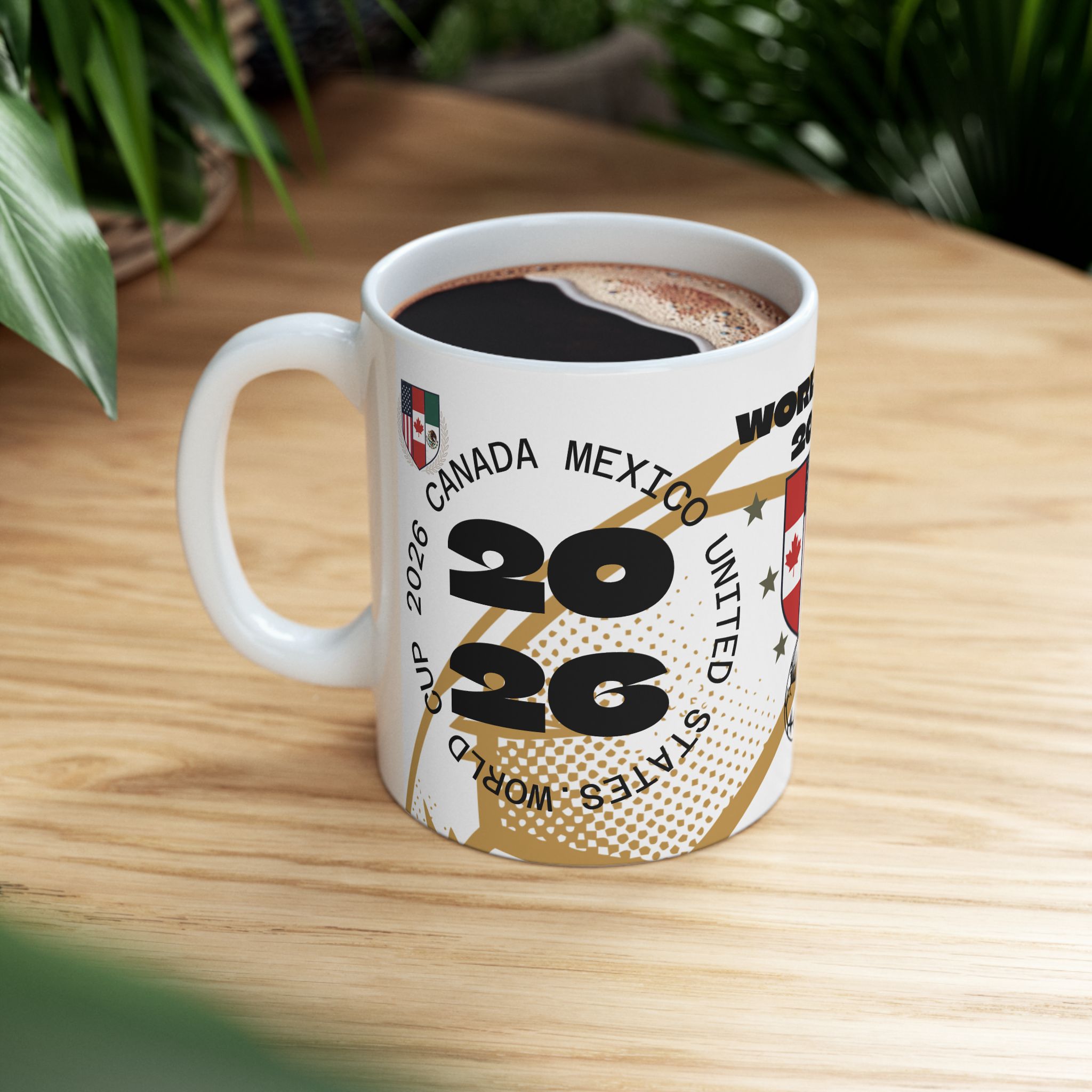 World Cup 2026 Soccer Mug – USA Canada Mexico Fan Ceramic Coffee Cup product thumbnail image