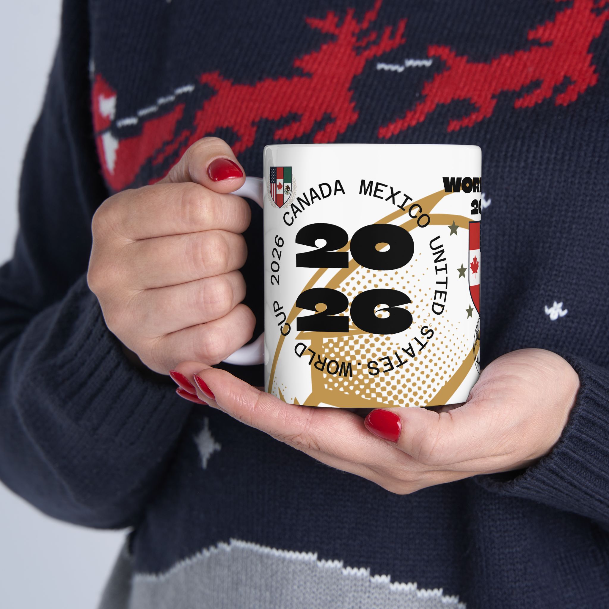 World Cup 2026 Soccer Mug – USA Canada Mexico Fan Ceramic Coffee Cup product thumbnail image World Cup 2026 Soccer Mug – USA Canada Mexico Fan Ceramic Coffee Cup product thumbnail image