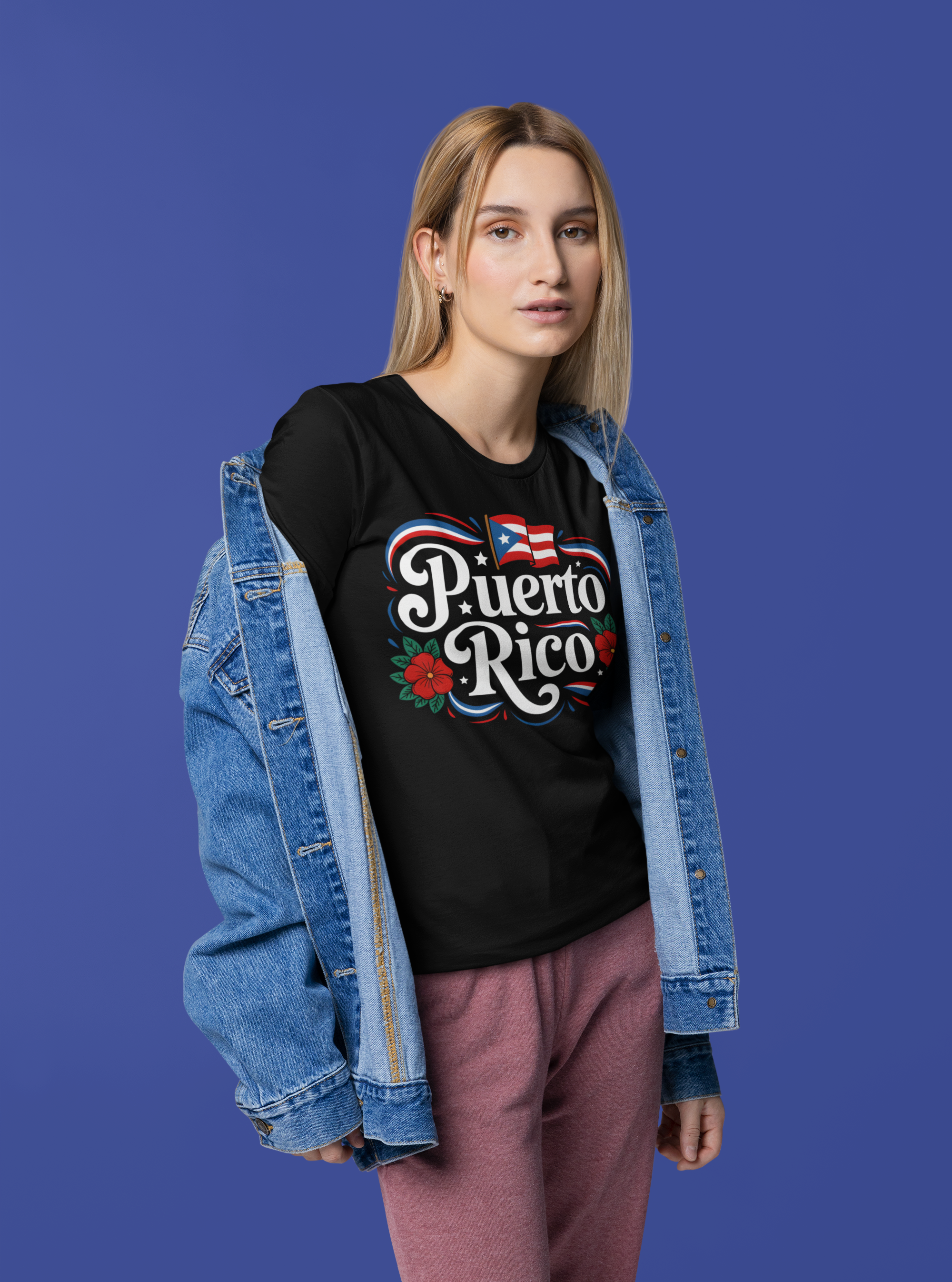 Puerto Rico Floral Flag T-Shirt product thumbnail image Puerto Rico Floral Flag T-Shirt product thumbnail image