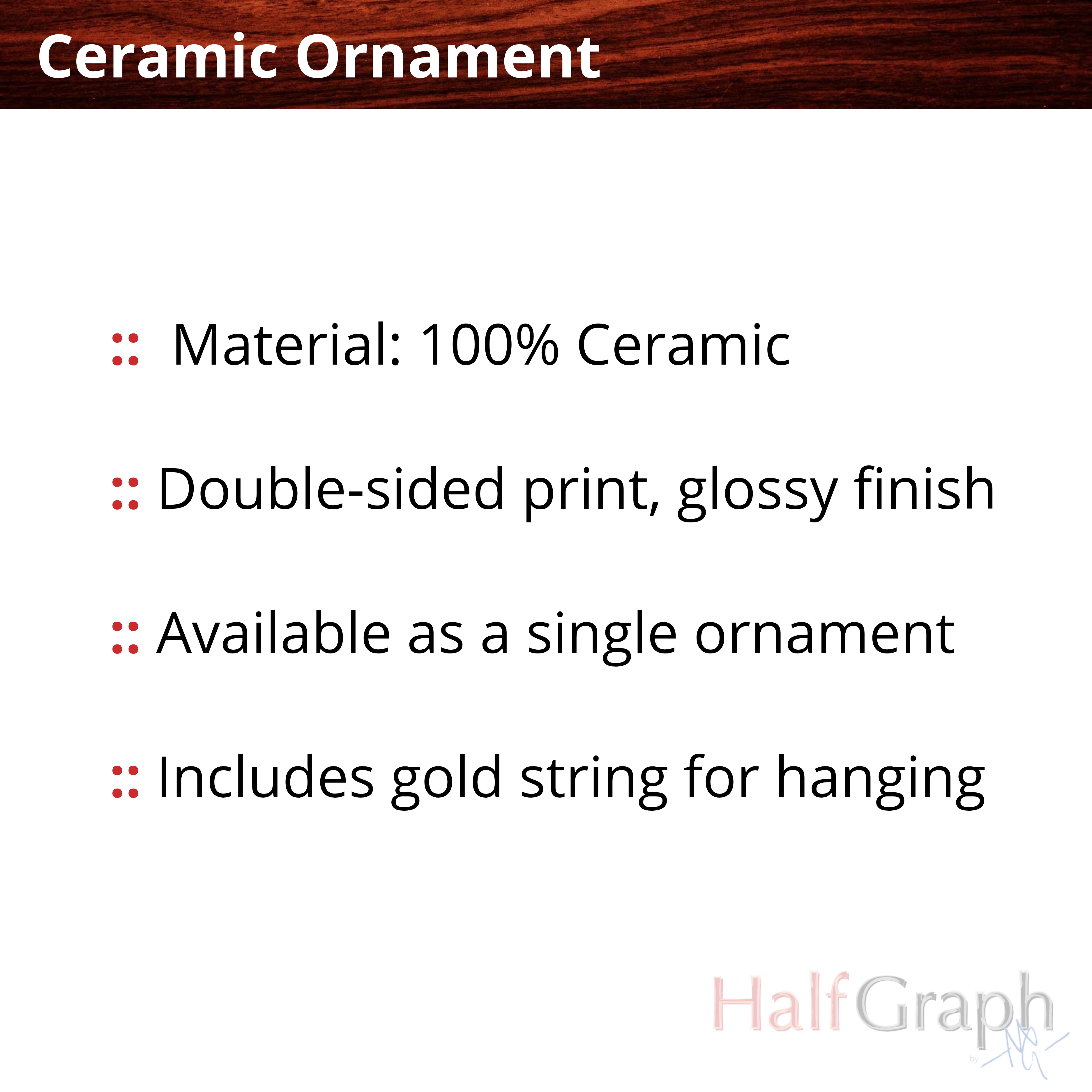 Ceramic Ornament — "Don't Keep Calm — Karen On" (Double‑Sided) product thumbnail image Ceramic Ornament — "Don't Keep Calm — Karen On" (Double‑Sided) product thumbnail image