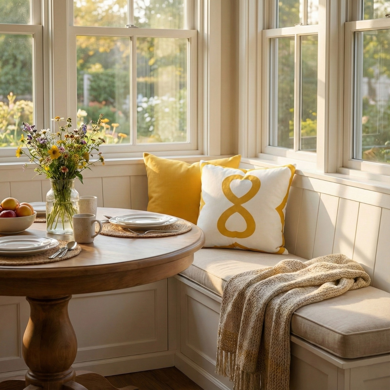 Mustard Yellow Inverted EL Line - Faux Suede Square Pillowcase product thumbnail image