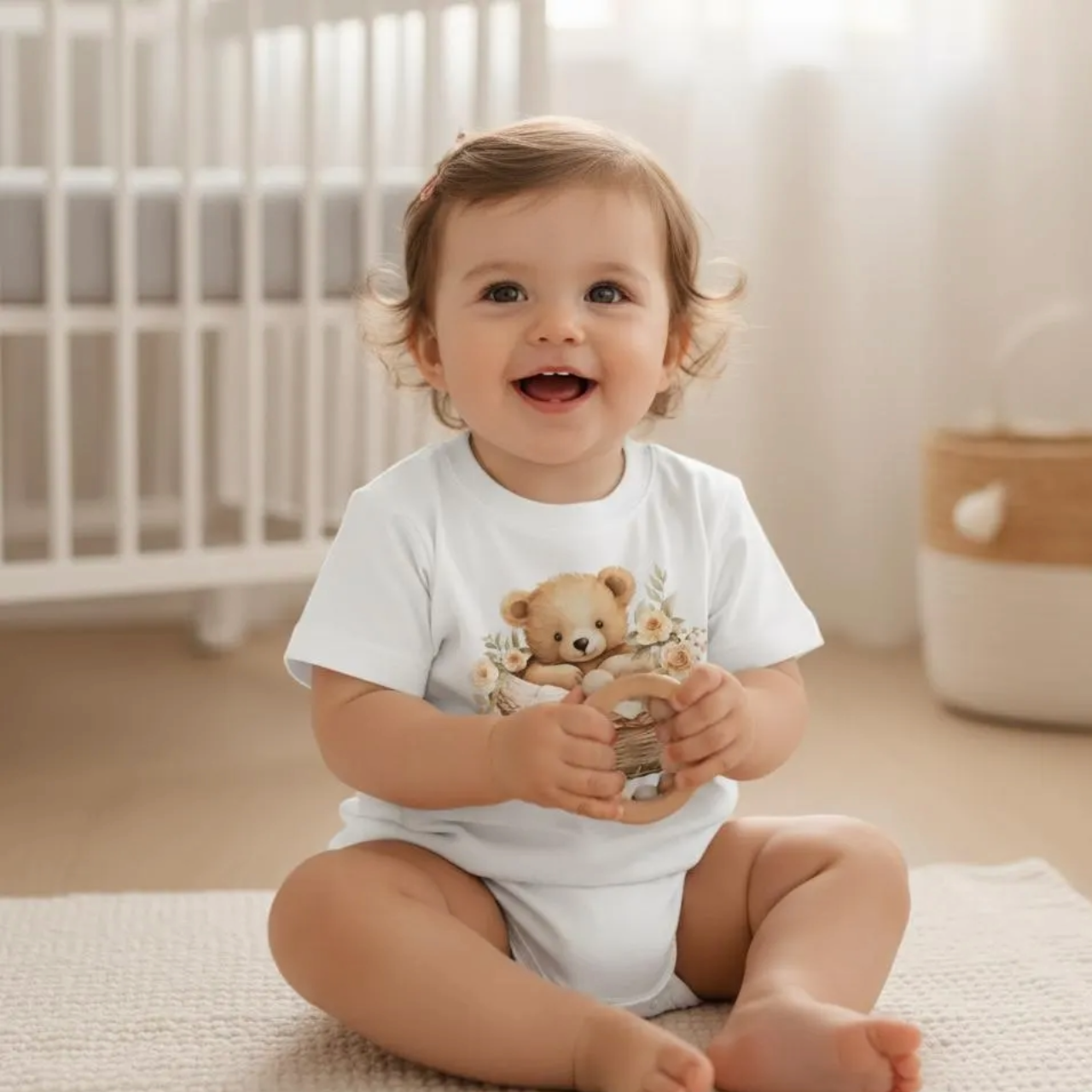 Cute Teddy Bear Baby T-Shirt Cute Teddy Bear Baby T-Shirt