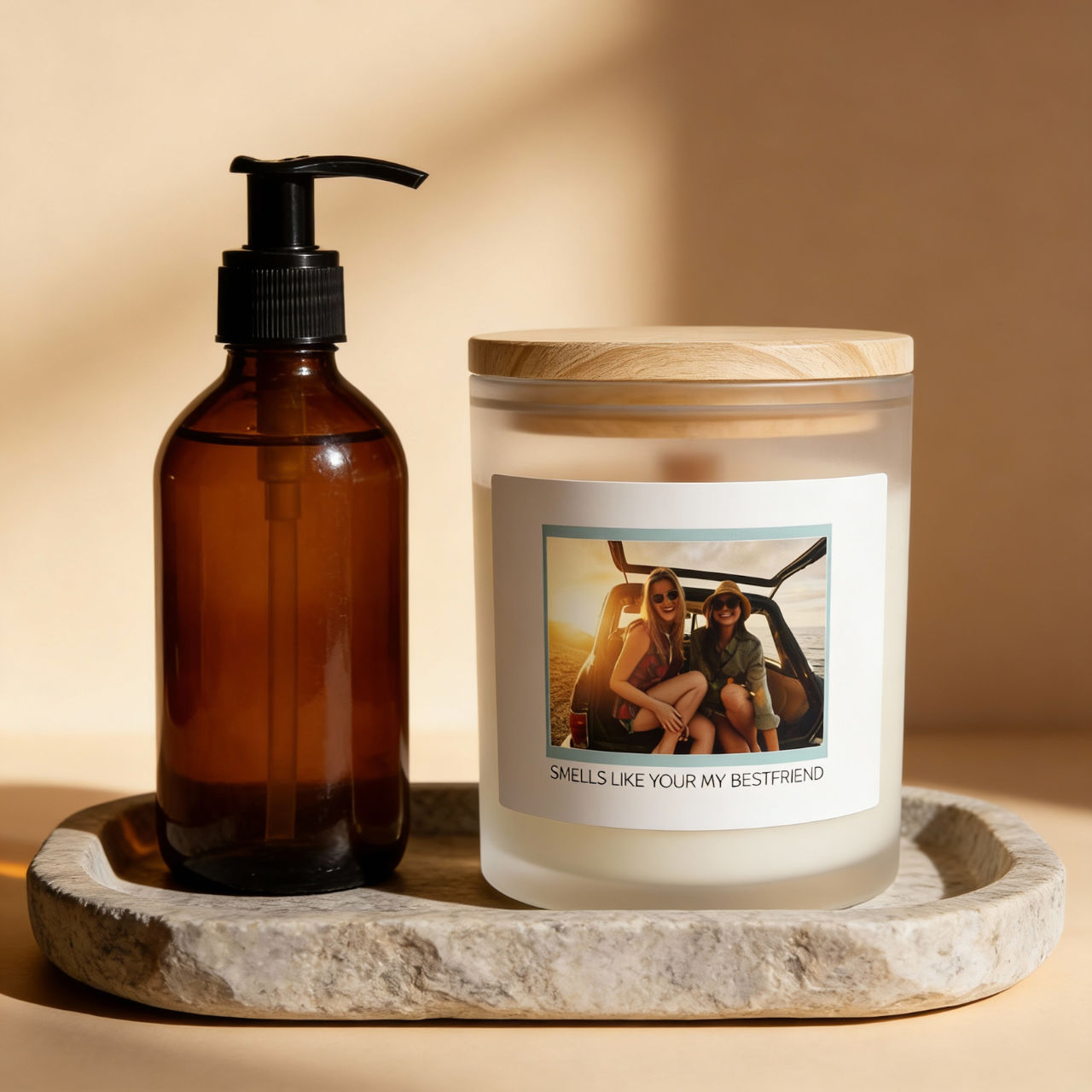 Custom Photo Candle with Personalized Text, Best Friend Gift, Birthday Gift for Bestie, Custom Picture Candle Keepsake, Soy Wax product thumbnail image Custom Photo Candle with Personalized Text, Best Friend Gift, Birthday Gift for Bestie, Custom Picture Candle Keepsake, Soy Wax product thumbnail image