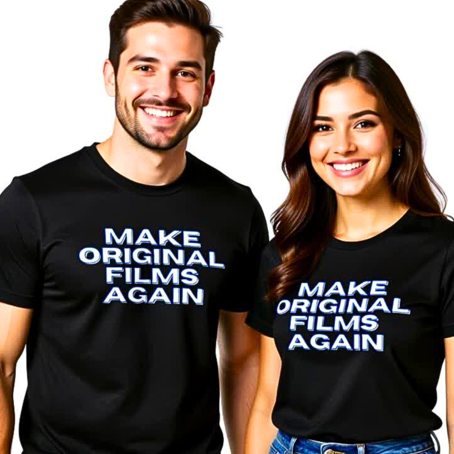 Make Original Films Again Tee | Film Lover Movie Director Quote product thumbnail image Make Original Films Again Tee | Film Lover Movie Director Quote product thumbnail image