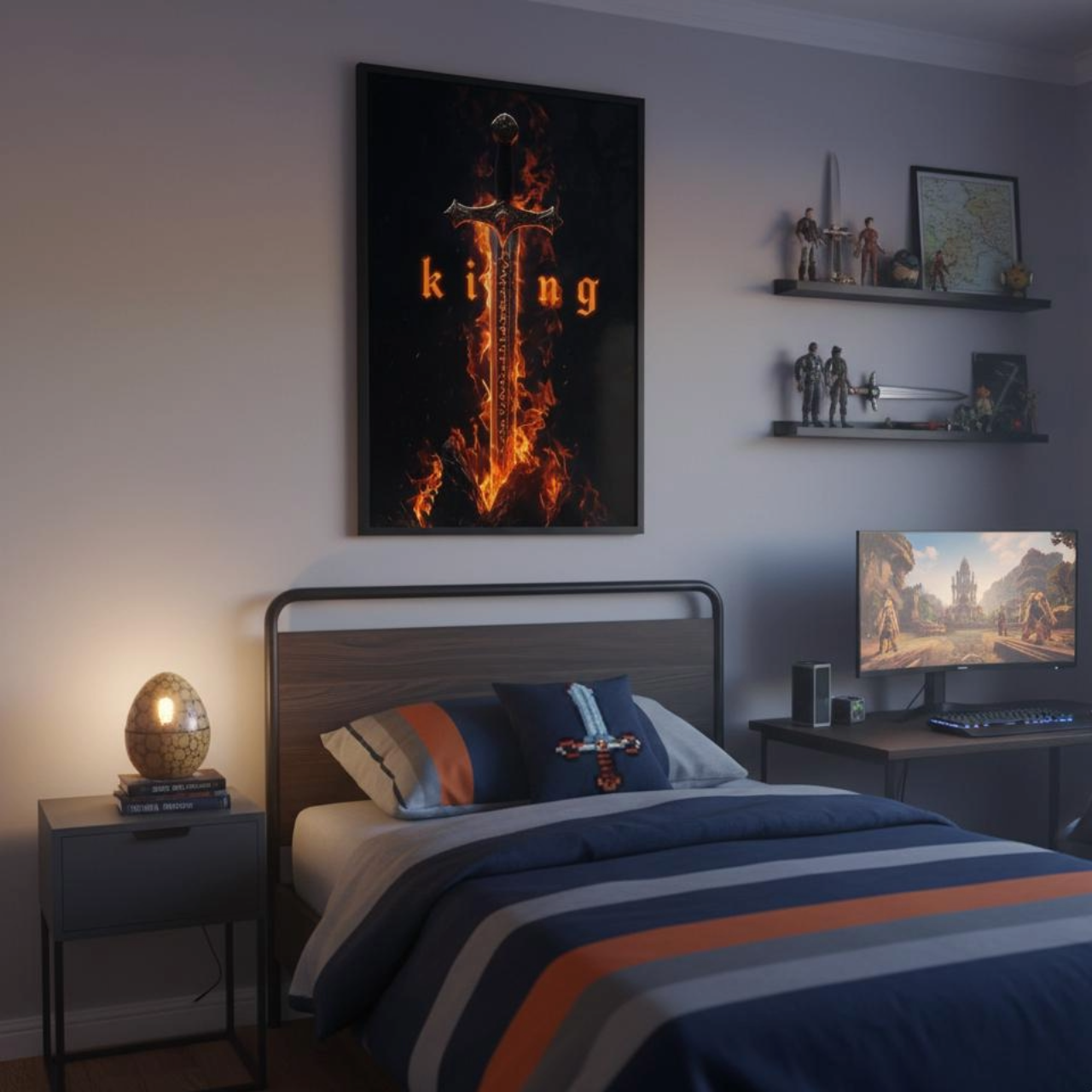 Epic Sword King Poster product thumbnail image Epic Sword King Poster product thumbnail image