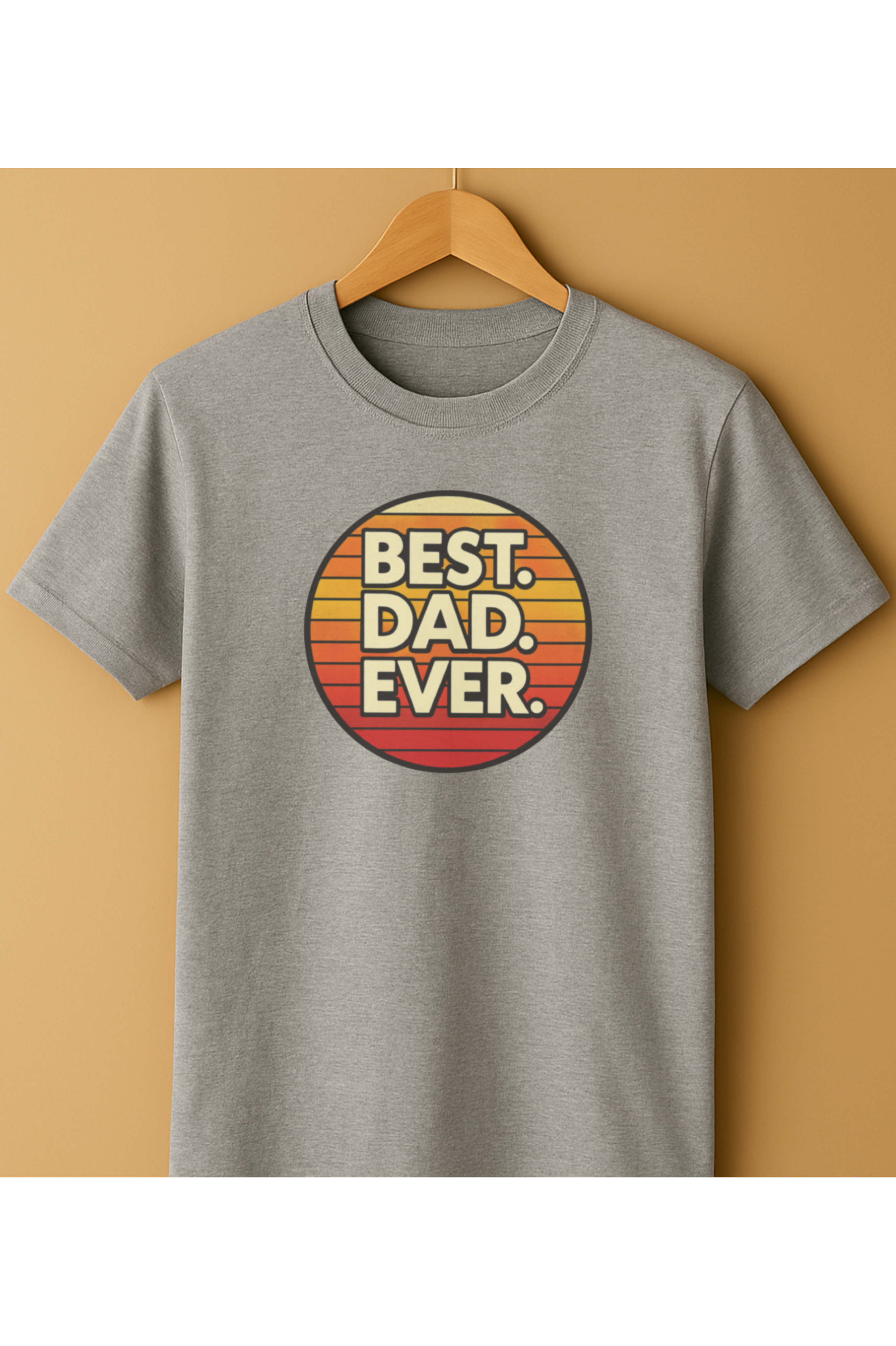 Best Dad Ever T-Shirt — Retro Sunset Father's Day Tee product thumbnail image Best Dad Ever T-Shirt — Retro Sunset Father's Day Tee product thumbnail image