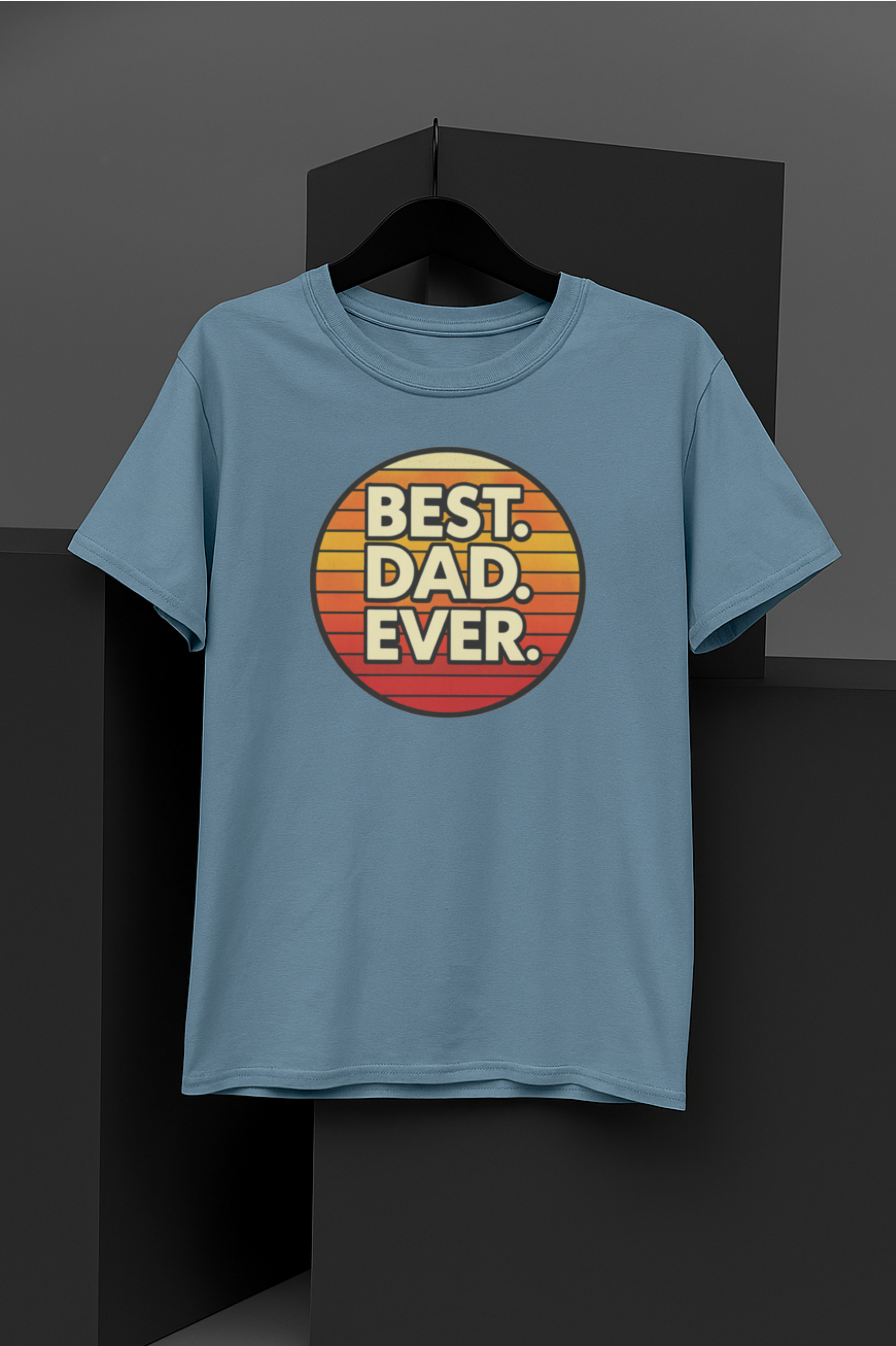 Best Dad Ever T-Shirt — Retro Sunset Father's Day Tee product thumbnail image Best Dad Ever T-Shirt — Retro Sunset Father's Day Tee product thumbnail image