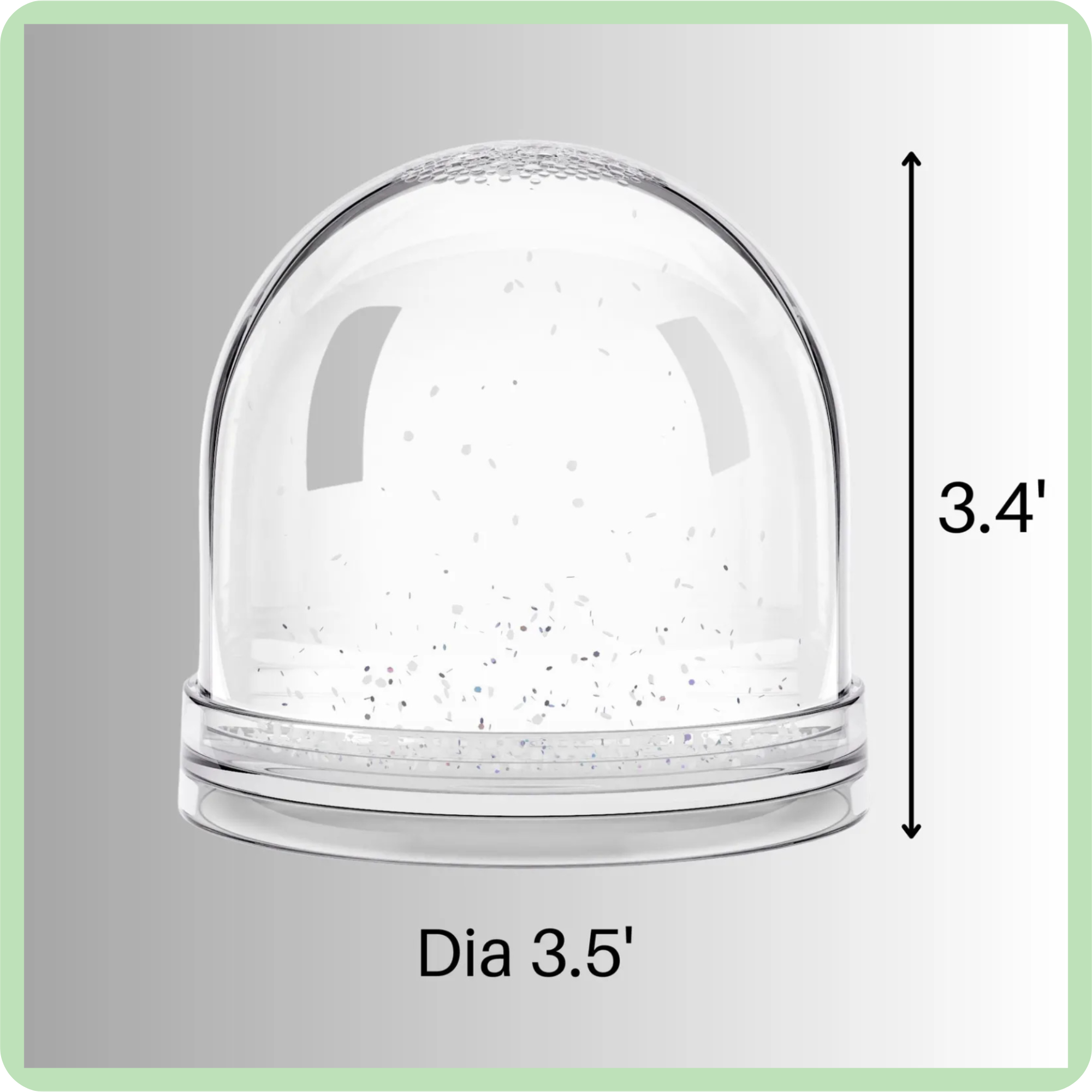 Beach Sunset Snow Globe, Coastal Decor Gift for Beach Lovers, Ocean Keepsake, Summer Vibes Winter Decor, Tropical Sand Snowglobe product thumbnail image