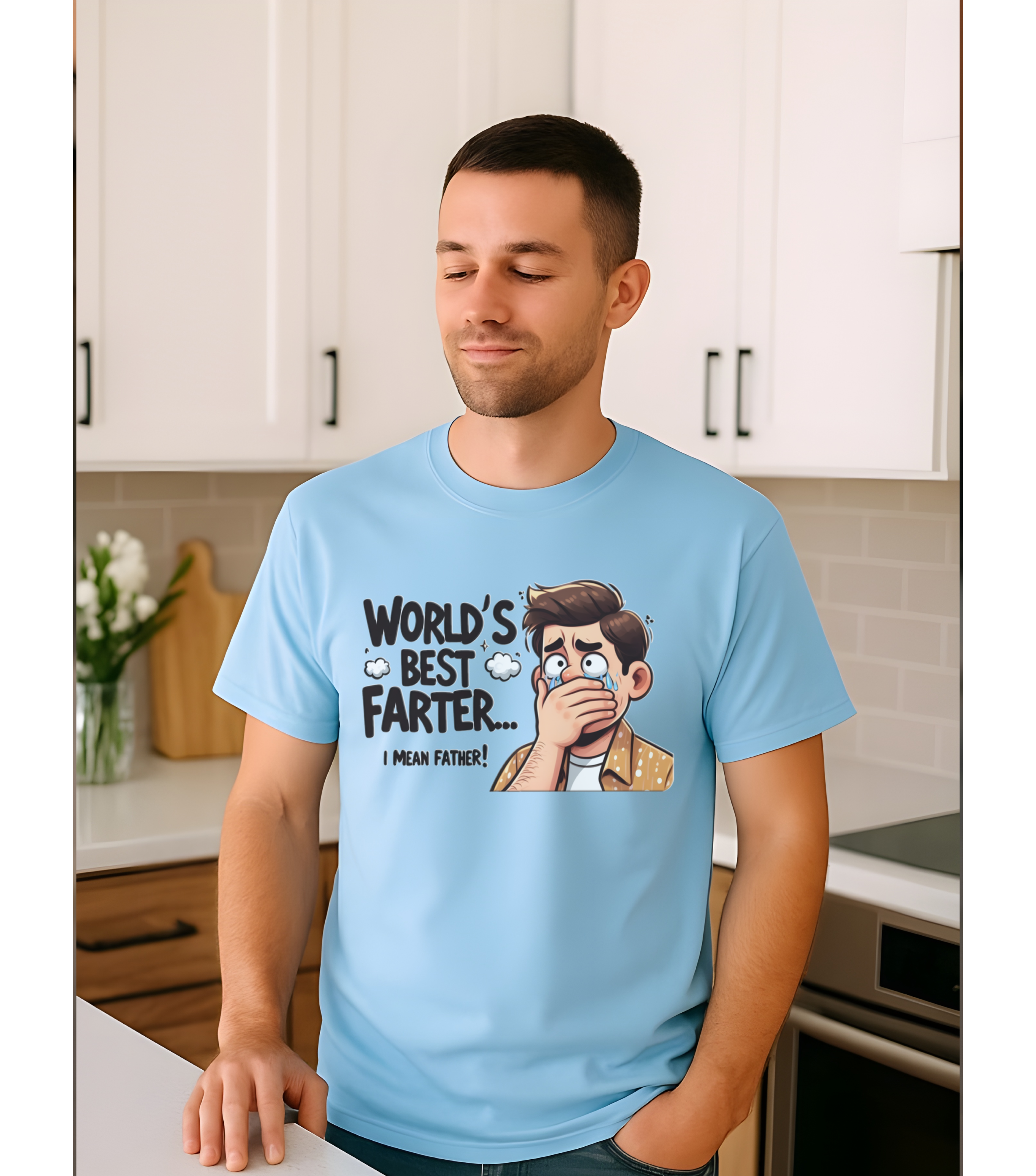 Funny Father’s Day Shirt for Dad • “World’s Best Farter I Mean Father” Softstyle Tee • Hilarious Dad Joke Graphic Gift • Men’s Comfy Cotton Humor T-Shirt • Fun Gift for Husband, Grandpa, or New Dad product thumbnail image Funny Father’s Day Shirt for Dad • “World’s Best Farter I Mean Father” Softstyle Tee • Hilarious Dad Joke Graphic Gift • Men’s Comfy Cotton Humor T-Shirt • Fun Gift for Husband, Grandpa, or New Dad product thumbnail image