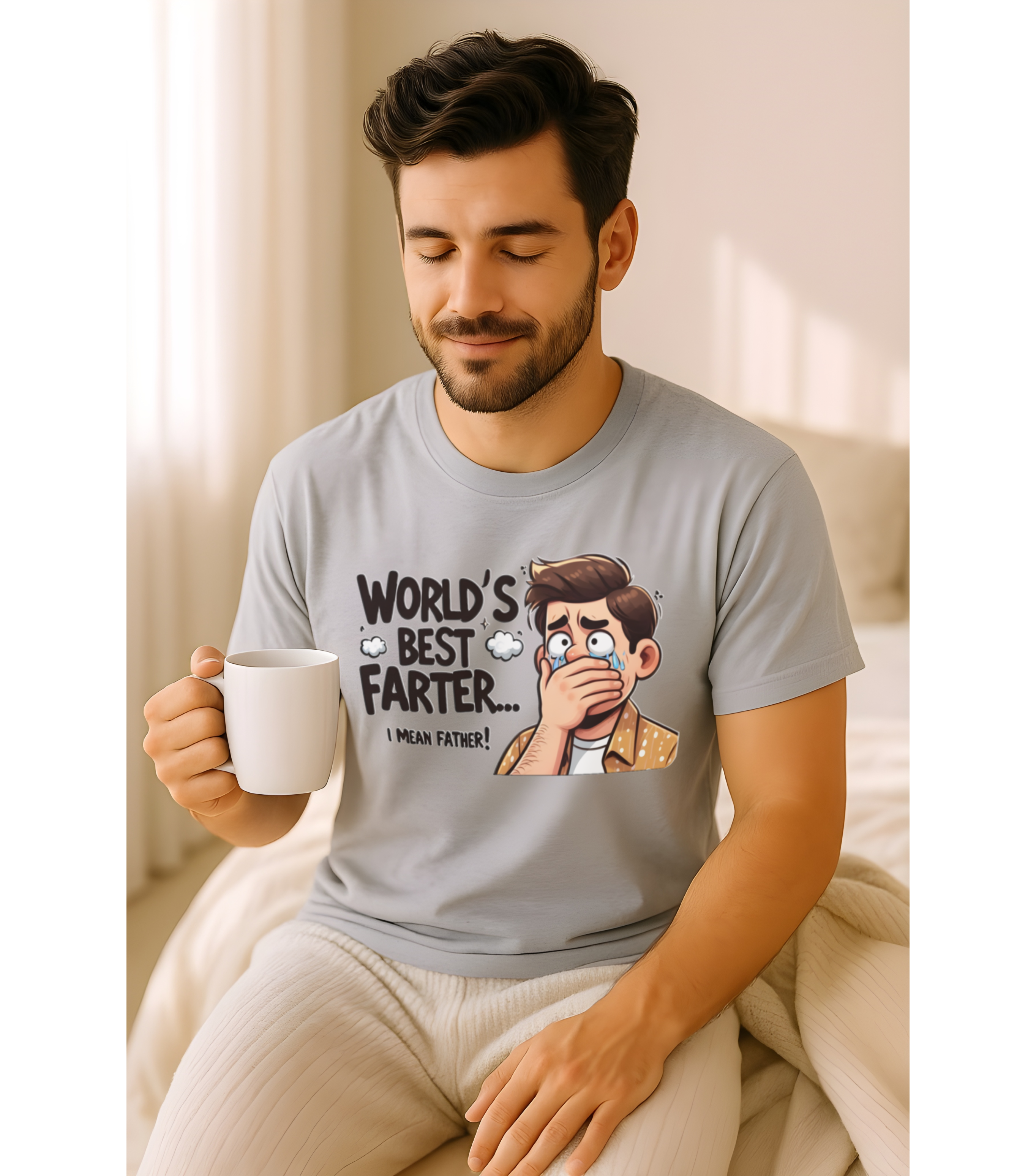 Funny Father’s Day Shirt for Dad • “World’s Best Farter I Mean Father” Softstyle Tee • Hilarious Dad Joke Graphic Gift • Men’s Comfy Cotton Humor T-Shirt • Fun Gift for Husband, Grandpa, or New Dad product thumbnail image Funny Father’s Day Shirt for Dad • “World’s Best Farter I Mean Father” Softstyle Tee • Hilarious Dad Joke Graphic Gift • Men’s Comfy Cotton Humor T-Shirt • Fun Gift for Husband, Grandpa, or New Dad product thumbnail image