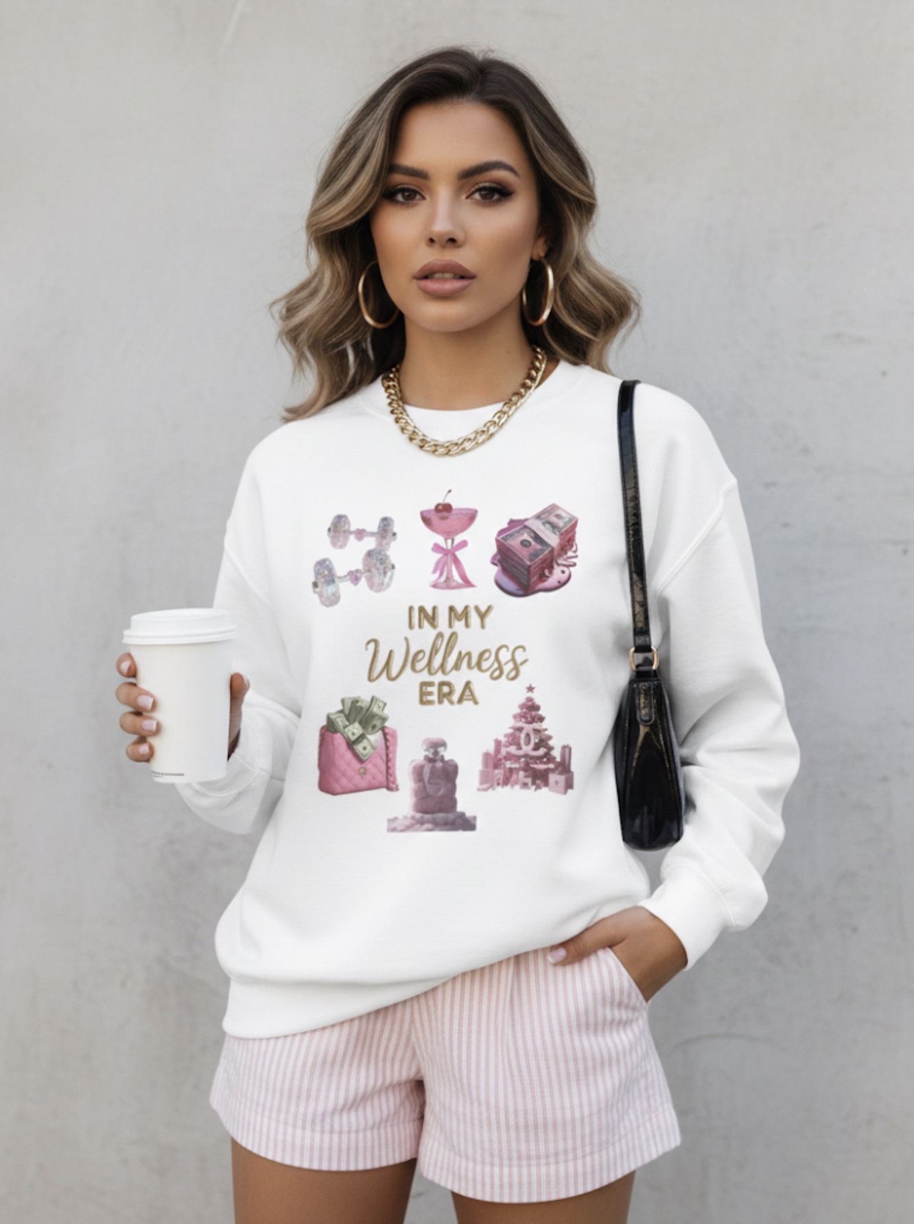“In My Wellness Era” Sweatshirt — "In My Wellness Era" Graphic Crewneck product thumbnail image “In My Wellness Era” Sweatshirt — "In My Wellness Era" Graphic Crewneck product thumbnail image