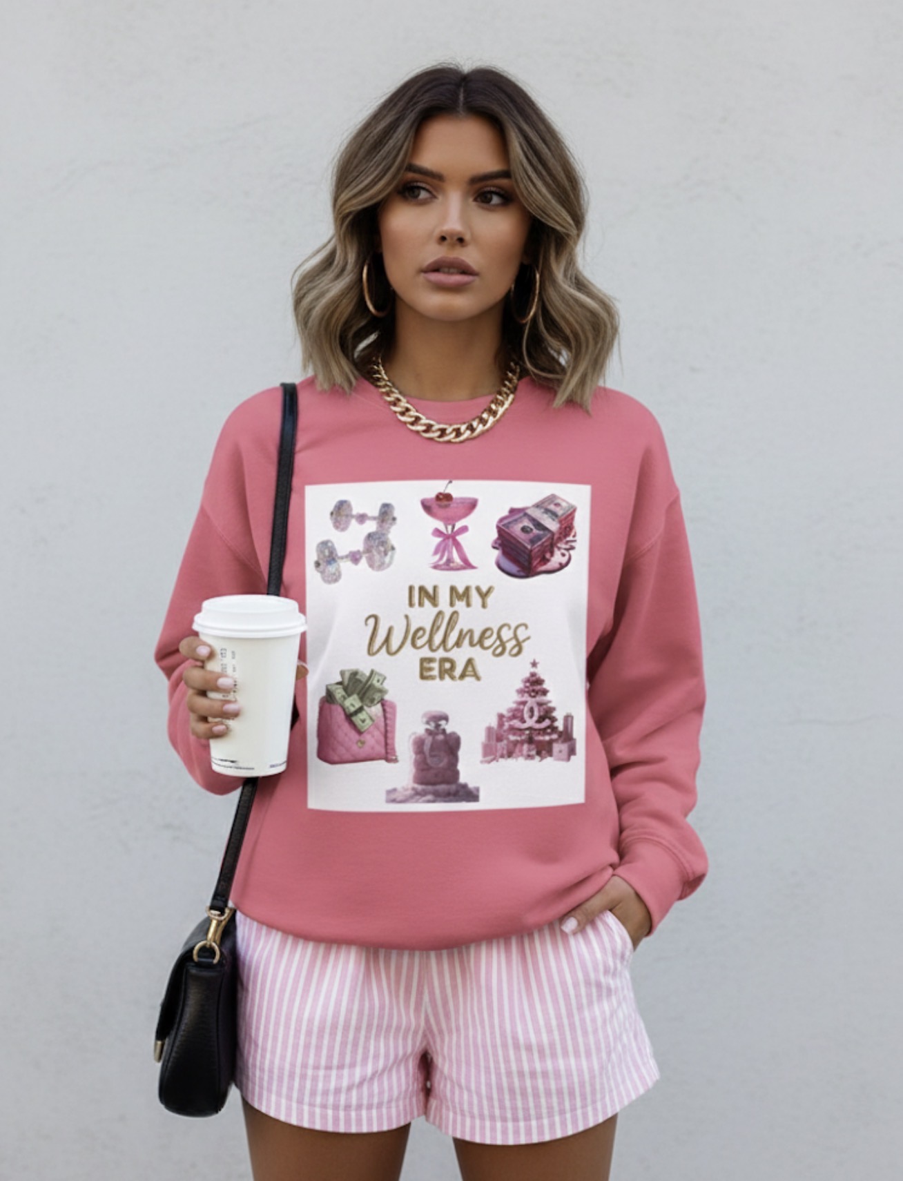 “In My Wellness Era” Sweatshirt — "In My Wellness Era" Graphic Crewneck product thumbnail image “In My Wellness Era” Sweatshirt — "In My Wellness Era" Graphic Crewneck product thumbnail image