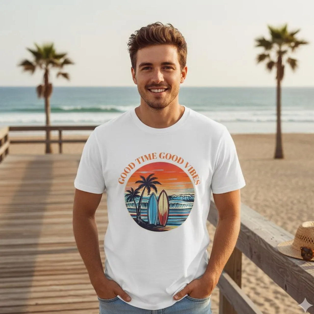 Surf Vibes "Good Time" T-Shirt Surf Vibes "Good Time" T-Shirt