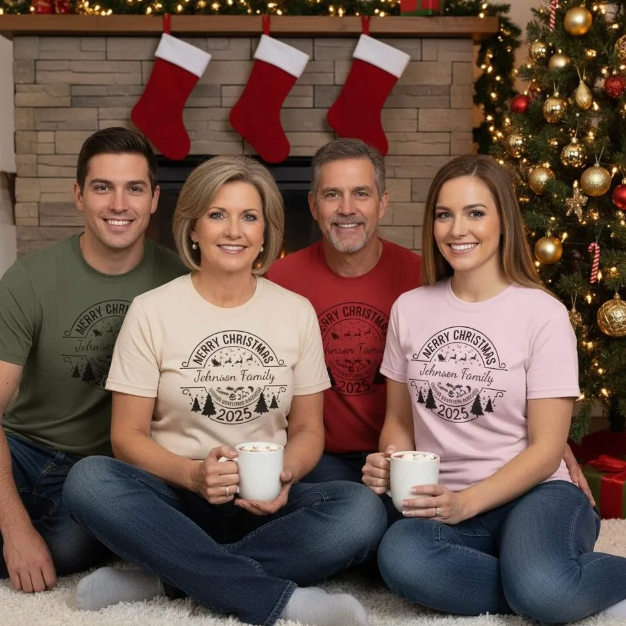 Personalized Christmas T-Shirt product thumbnail image Personalized Christmas T-Shirt product thumbnail image