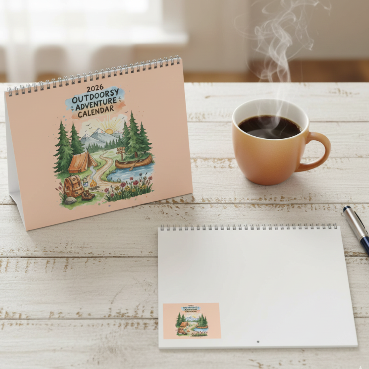 2026 Outdoorsy Adventure Wall Calendar — Inspirational Quotes for Every Month product thumbnail image 2026 Outdoorsy Adventure Wall Calendar — Inspirational Quotes for Every Month product thumbnail image