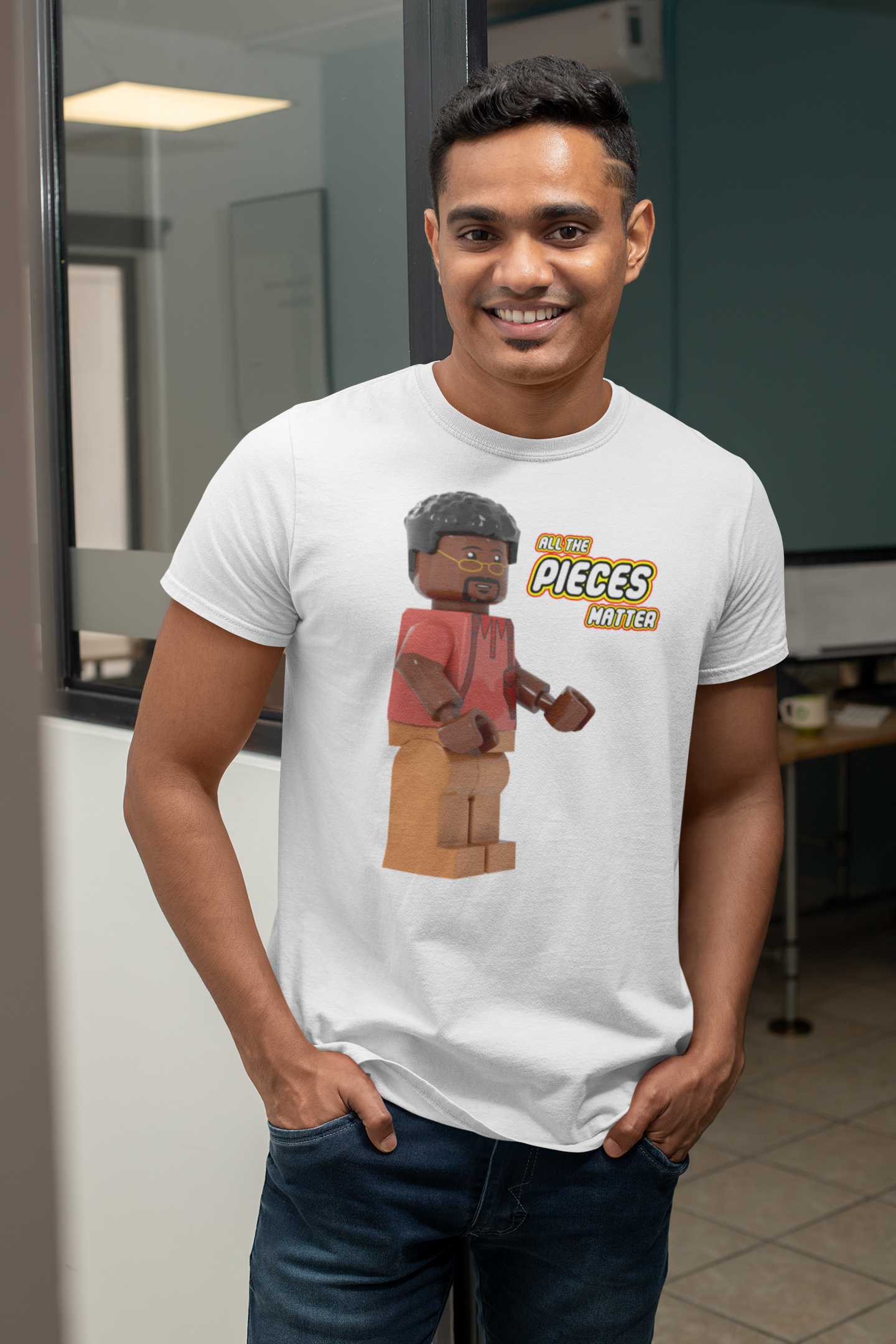 LEGO Lester Freamon "All the Pieces Matter" - inspired by HBO's The Wire T-Shirt product thumbnail image LEGO Lester Freamon "All the Pieces Matter" - inspired by HBO's The Wire T-Shirt product thumbnail image