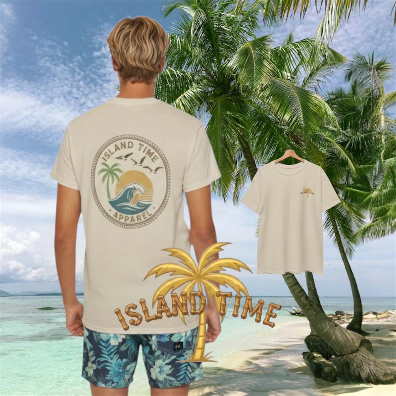 Island Time Apparel Tee product thumbnail image Island Time Apparel Tee product thumbnail image