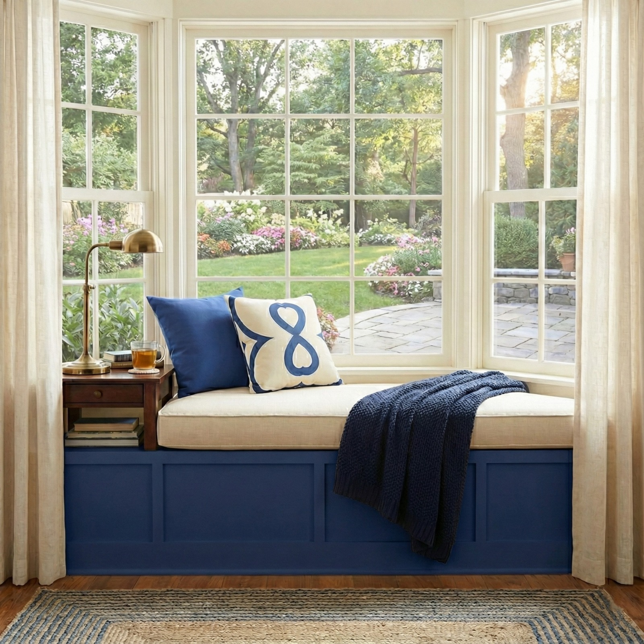 Egyptian Blue EL Line Inverted - Faux Suede Square Pillowcase product thumbnail image