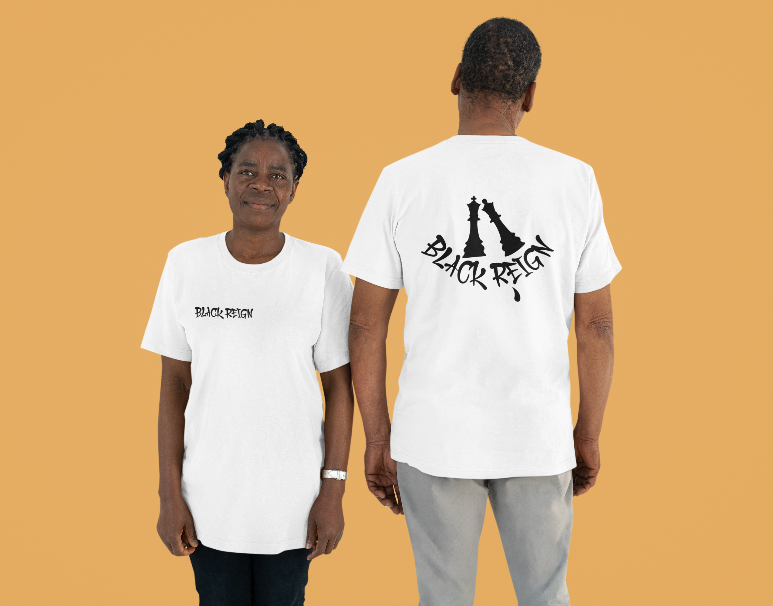 Black Reign Apparel Logo T-Shirt — Large Back Graphic product thumbnail image