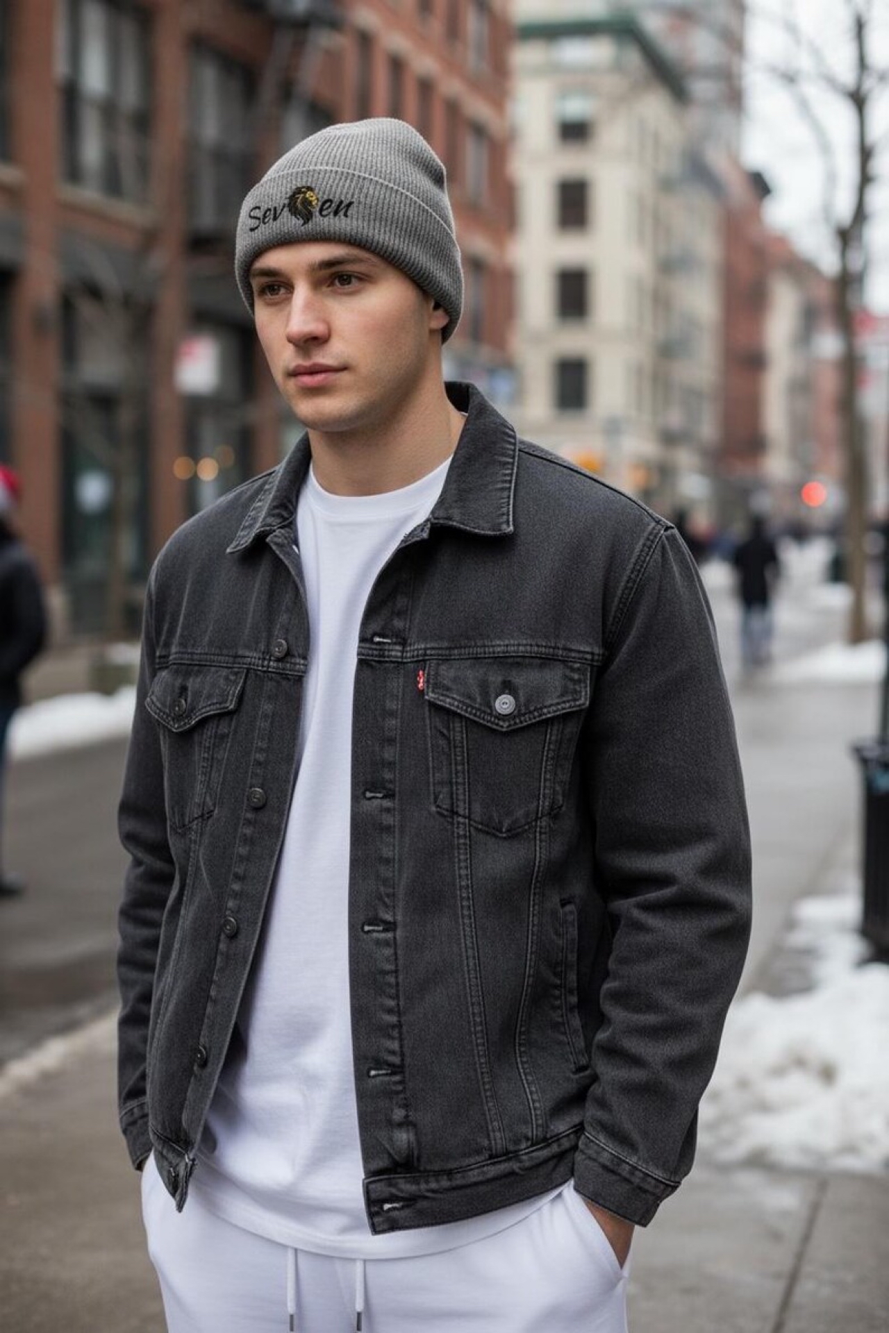 7 Lion Ribbed Beanie/Knit Hat product thumbnail image