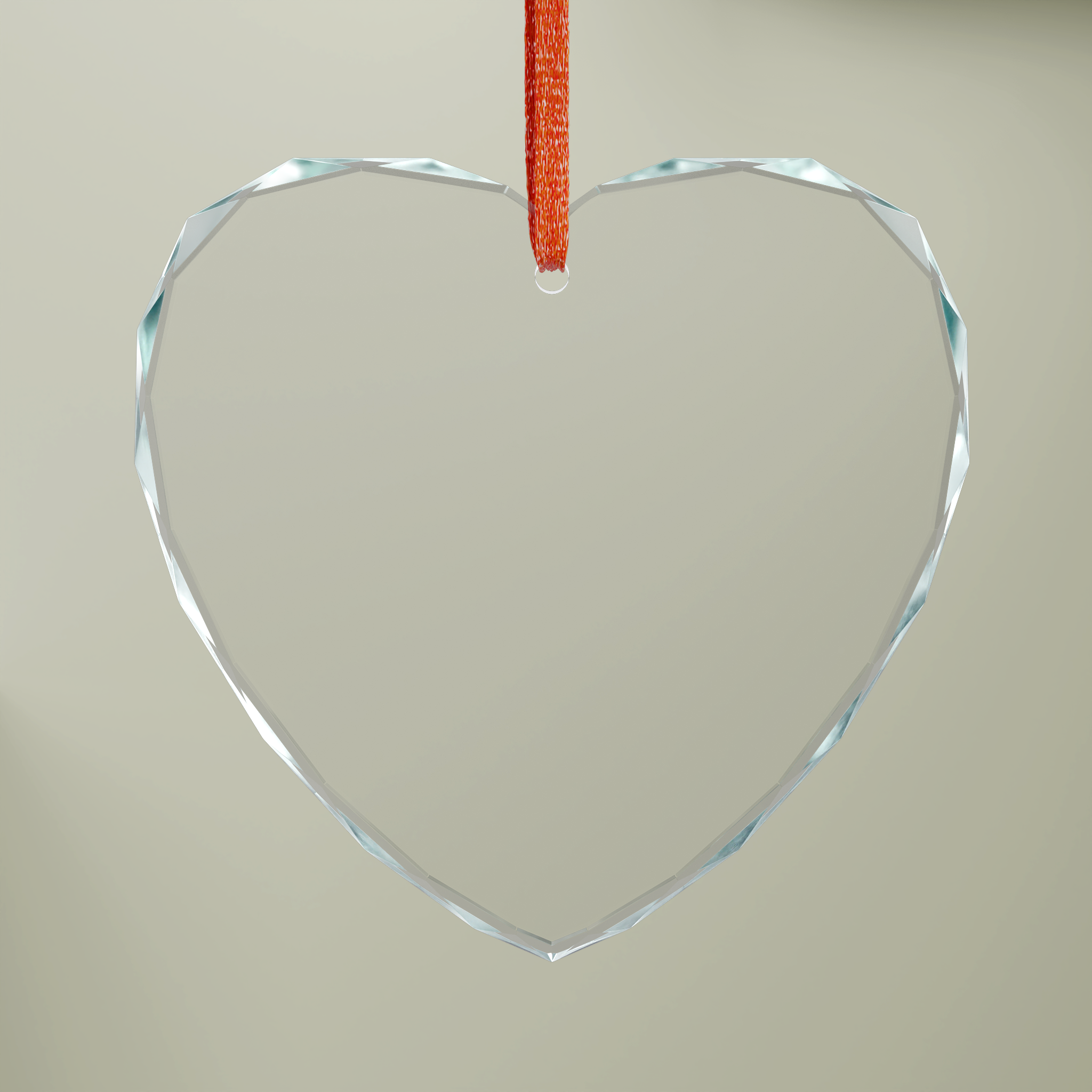 Personalized Engraved Crystal Ornament — Custom Glass Holiday Keepsake