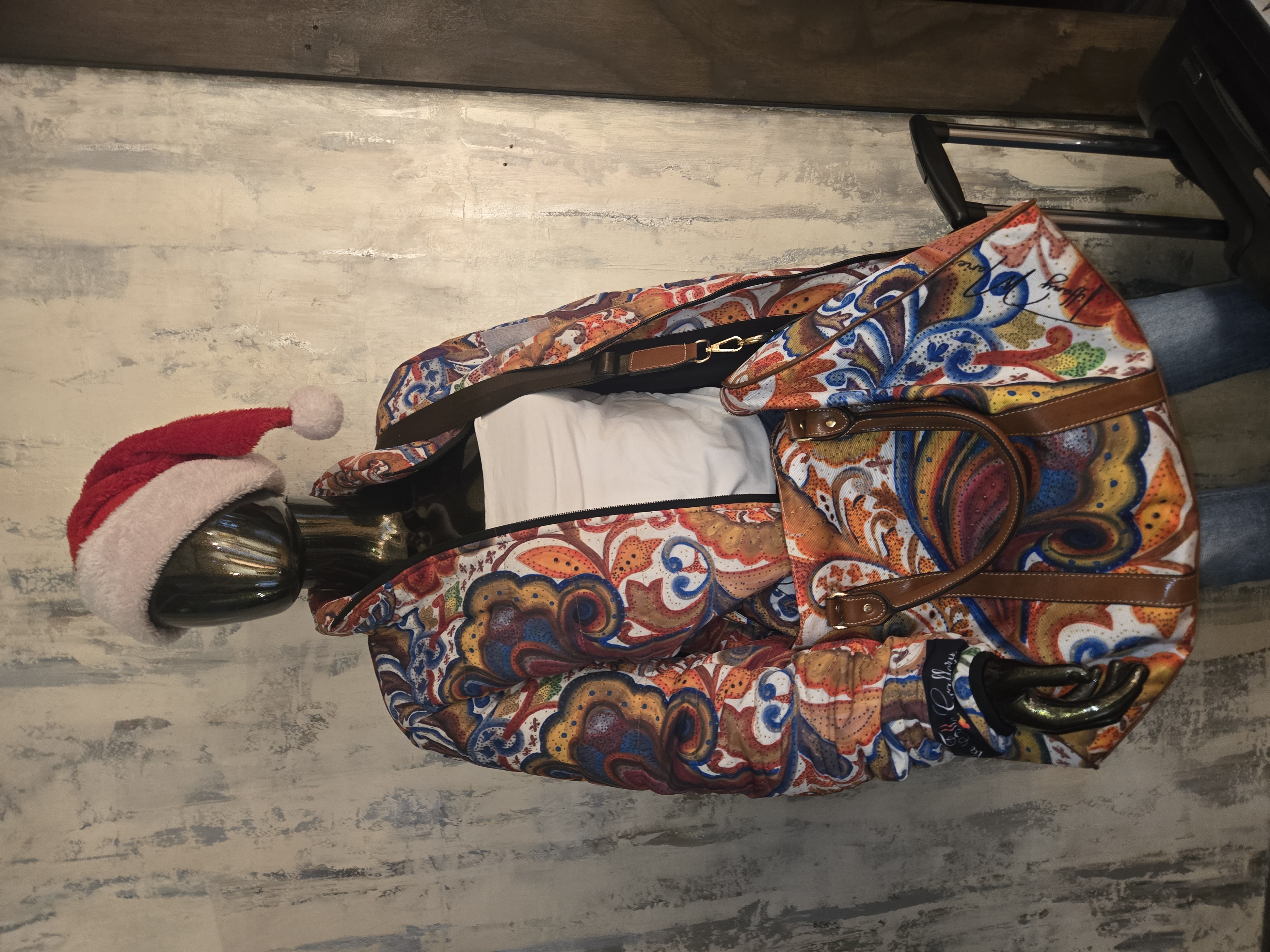 Puffer Jacket 'Bali' Print by Tiffany Marie Luke product thumbnail image