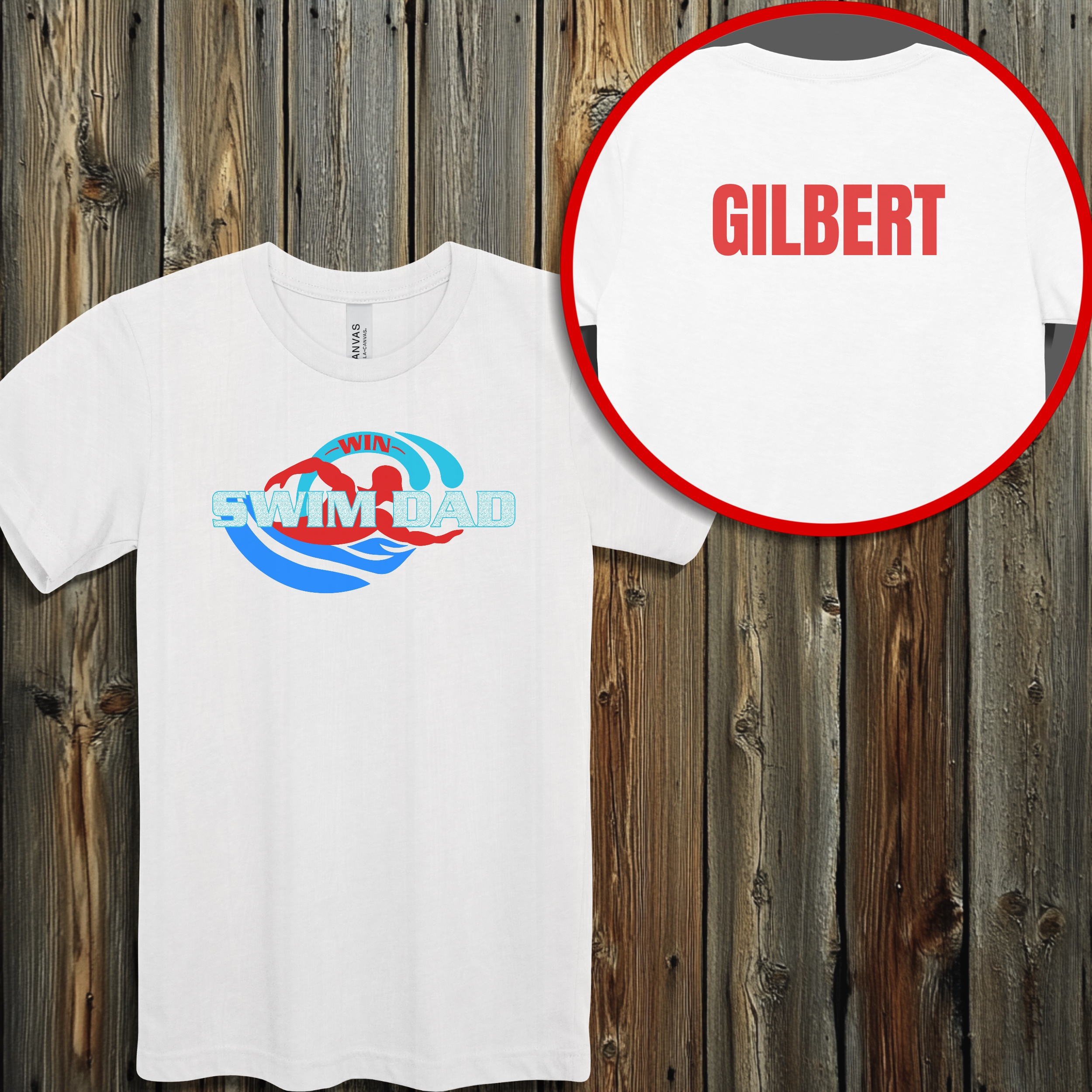 ADULT BELLA CANVAS - Swim Dad product thumbnail image