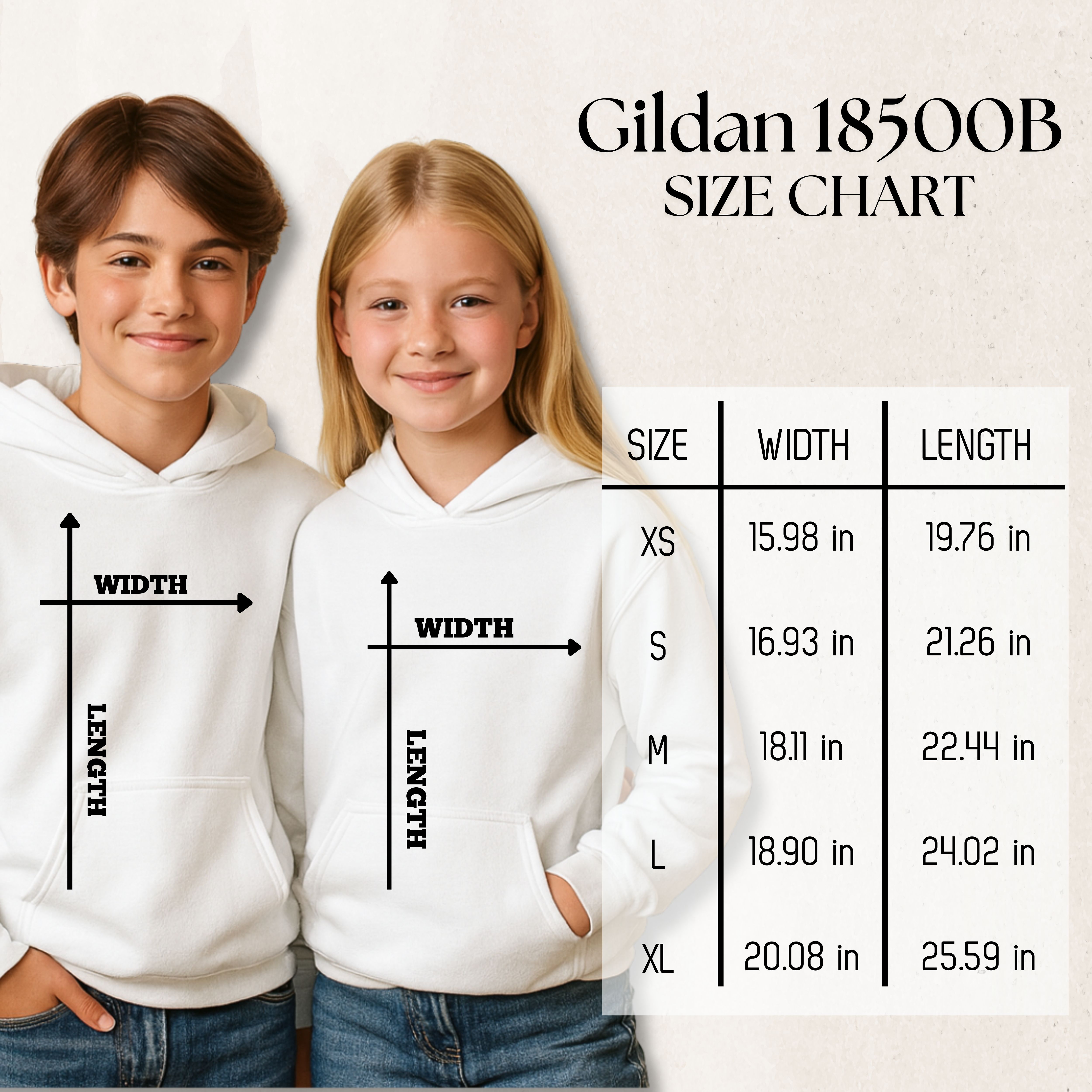 YOUTH GILDAN 18500 - Swimmer product thumbnail image