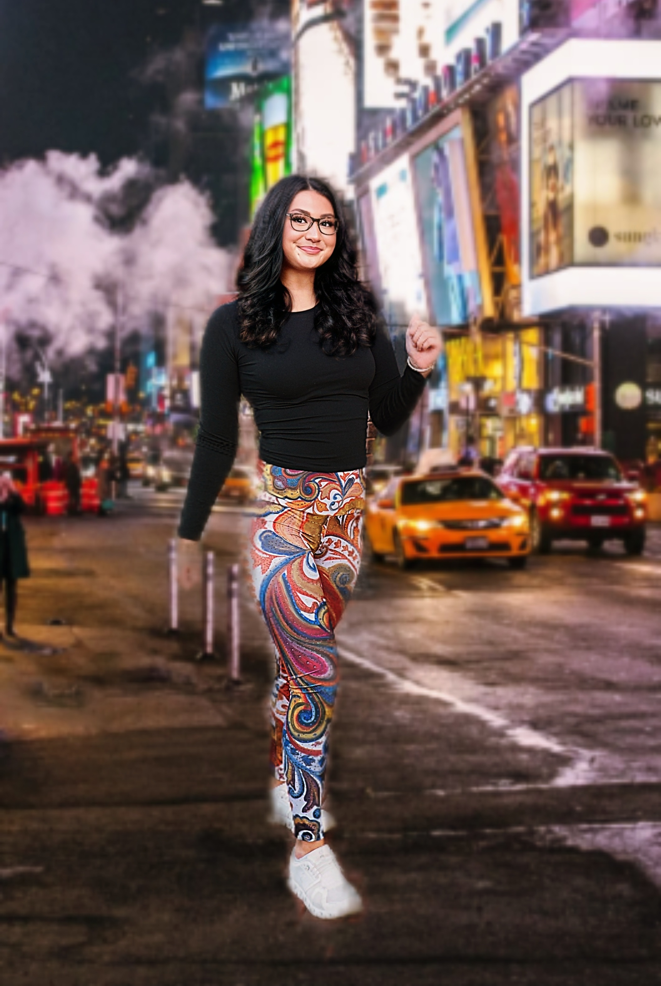 Women's Cut & Sew Casual Leggings (AOP) product thumbnail image Women's Cut & Sew Casual Leggings (AOP) product thumbnail image