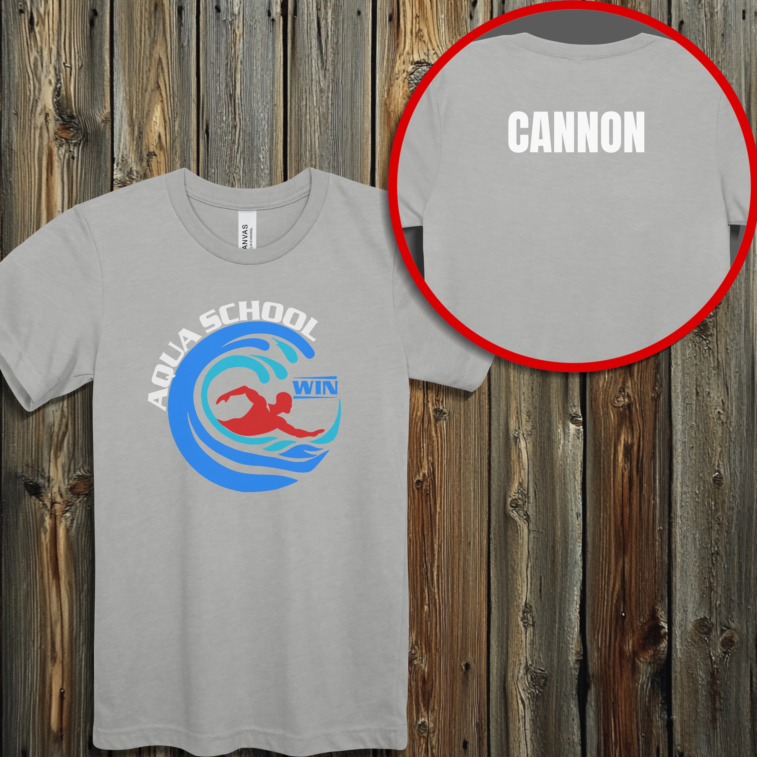 ADULT BELLA CANVAS - Aqua School