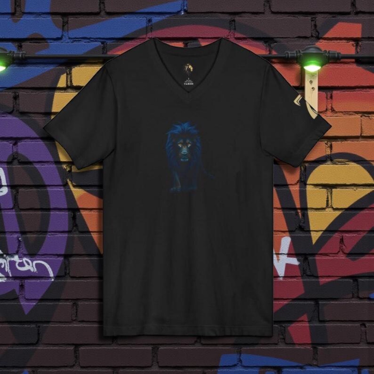 7 Lion " Stealth" Premium V-Neck Tee product thumbnail image
