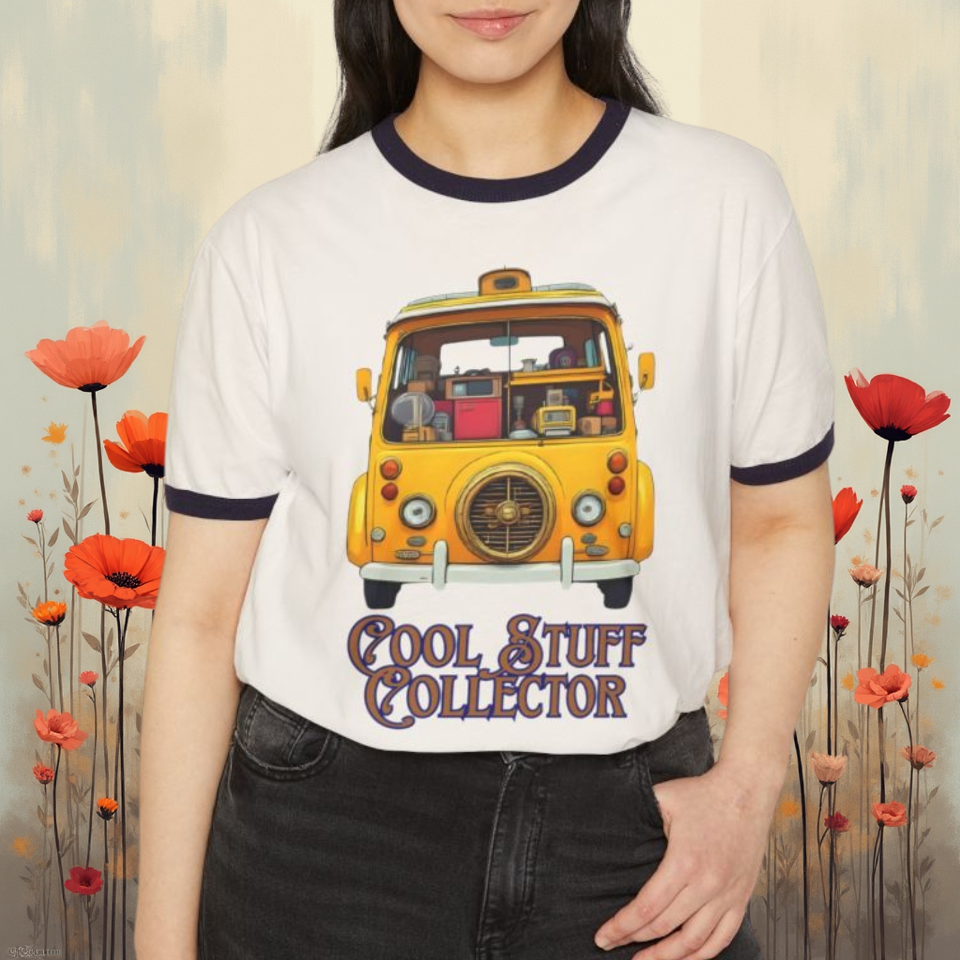 Vintage Vibes Unisex Cotton Ringer T-Shirt, Retro Camper Tee, Cool Stuff Collector Shirt, Gift for Vintage Lovers, Casual Summer Wear Vintage Vibes Unisex Cotton Ringer T-Shirt, Retro Camper Tee, Cool Stuff Collector Shirt, Gift for Vintage Lovers, Casual Summer Wear
