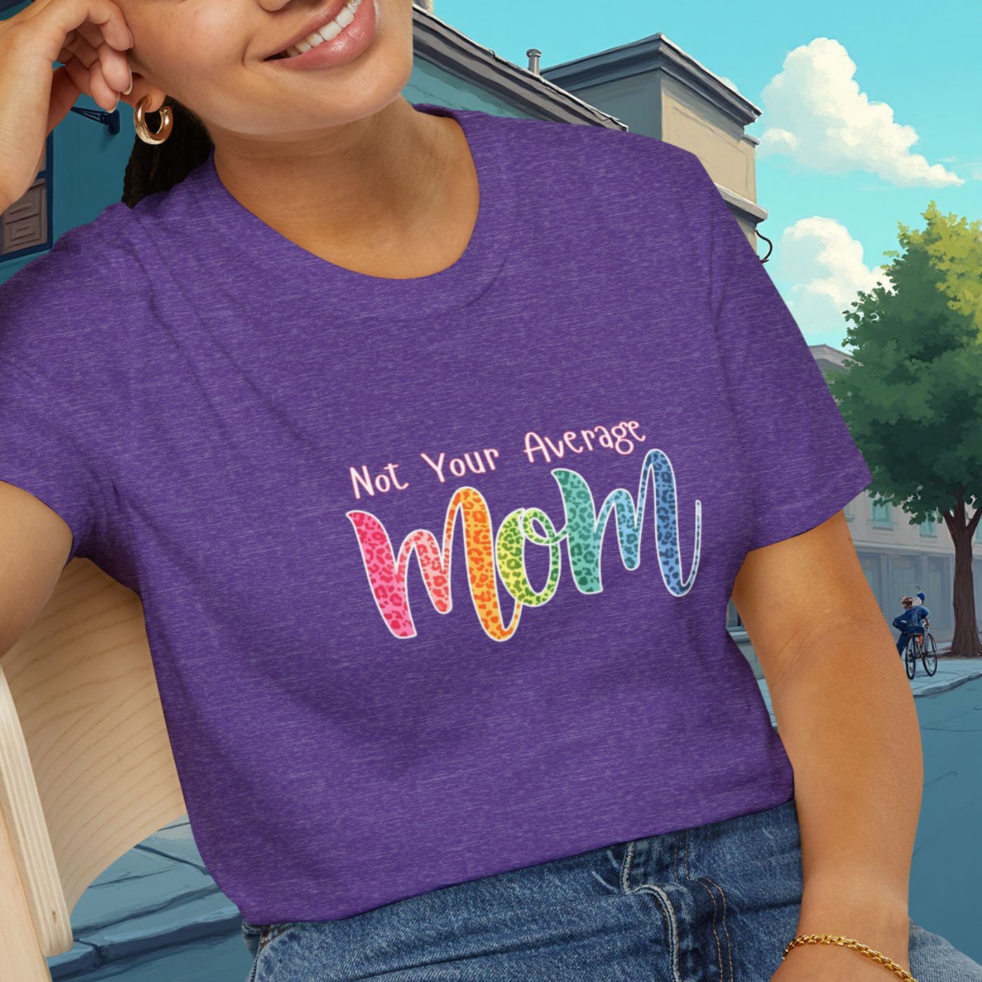 Unisex Softstyle T-Shirt-Not your Average MOM