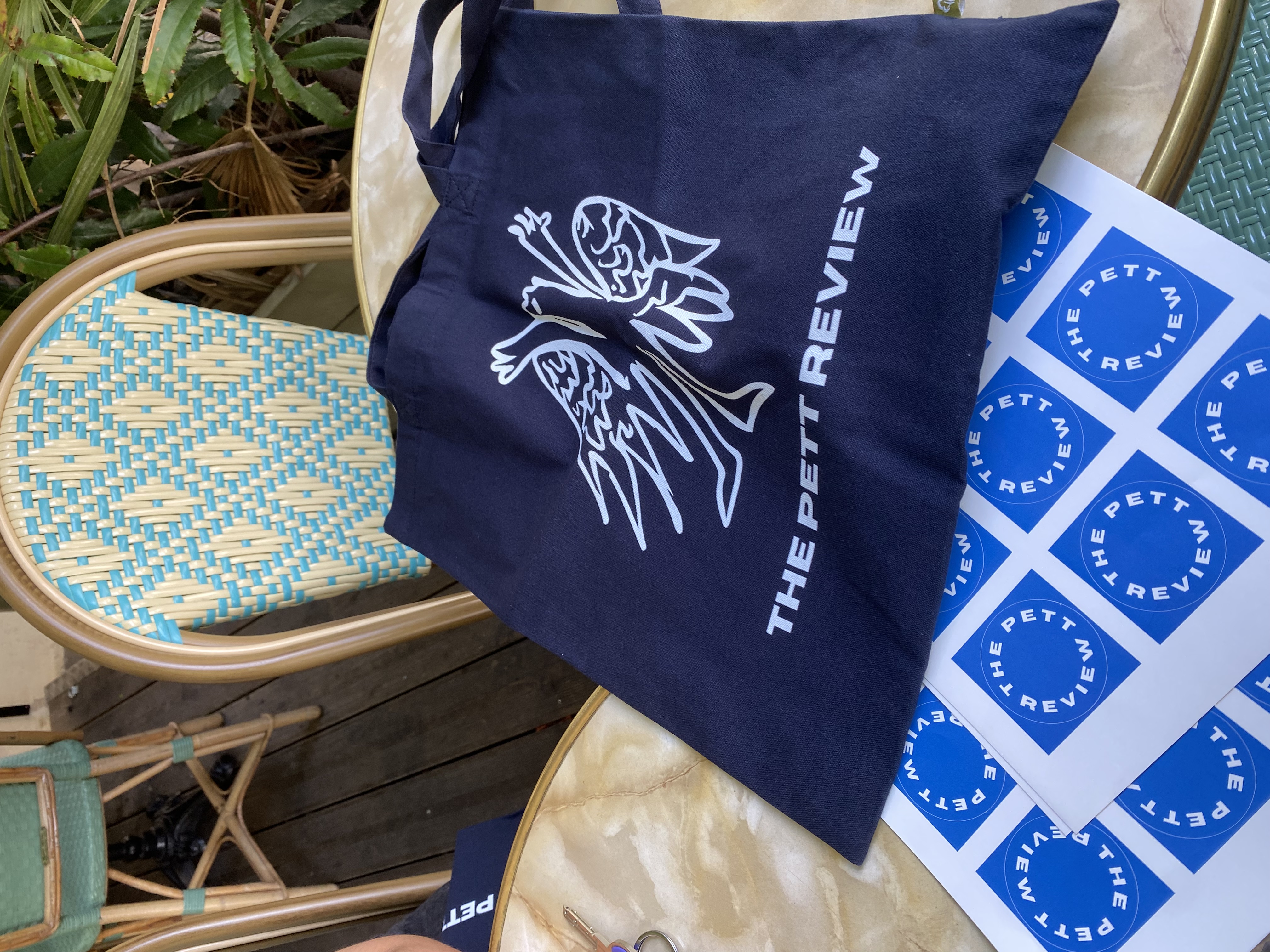 The Pett Review Tote! Organic Cotton Bag, Eco-Friendly, Reusable Grocery Tote. product thumbnail image The Pett Review Tote! Organic Cotton Bag, Eco-Friendly, Reusable Grocery Tote. product thumbnail image