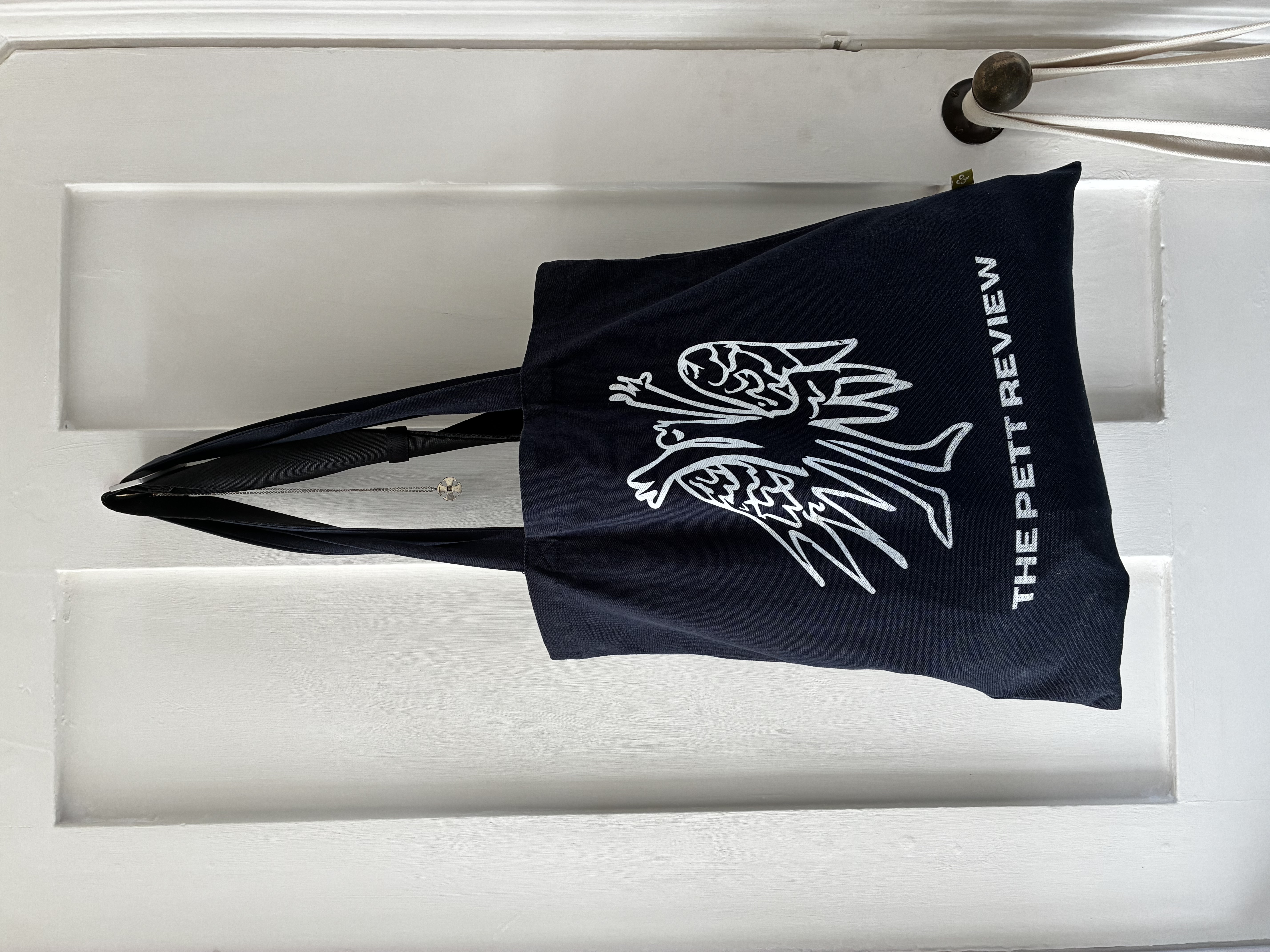 The Pett Review Tote! Organic Cotton Bag, Eco-Friendly, Reusable Grocery Tote. product thumbnail image The Pett Review Tote! Organic Cotton Bag, Eco-Friendly, Reusable Grocery Tote. product thumbnail image