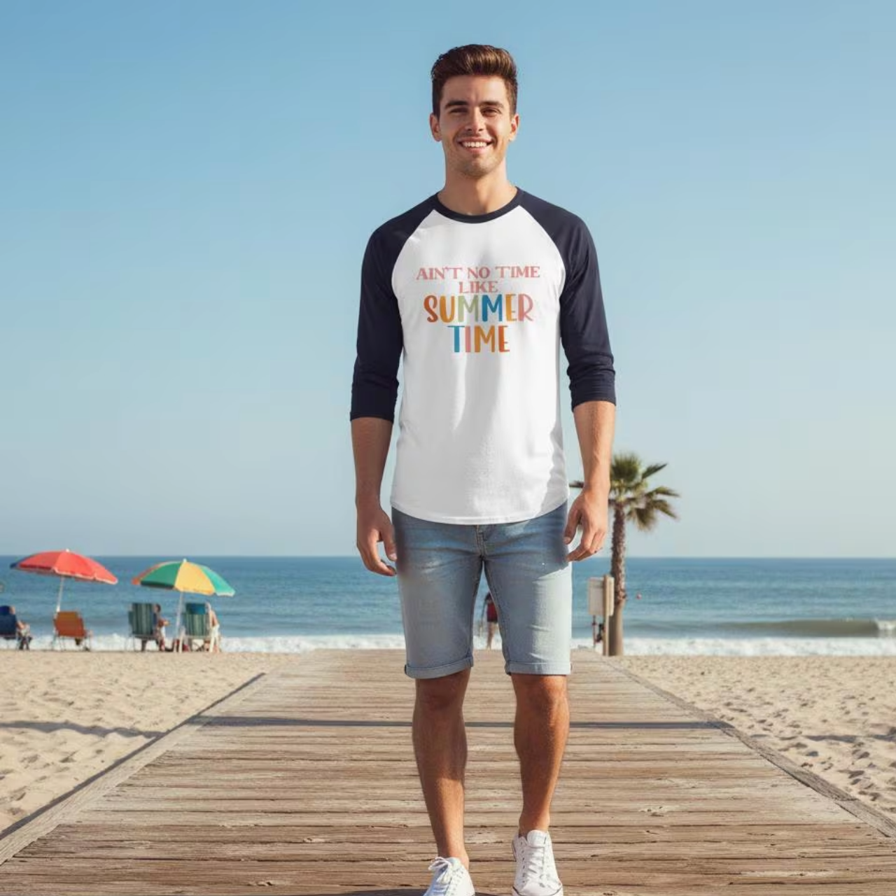 Summer Time Raglan Shirt