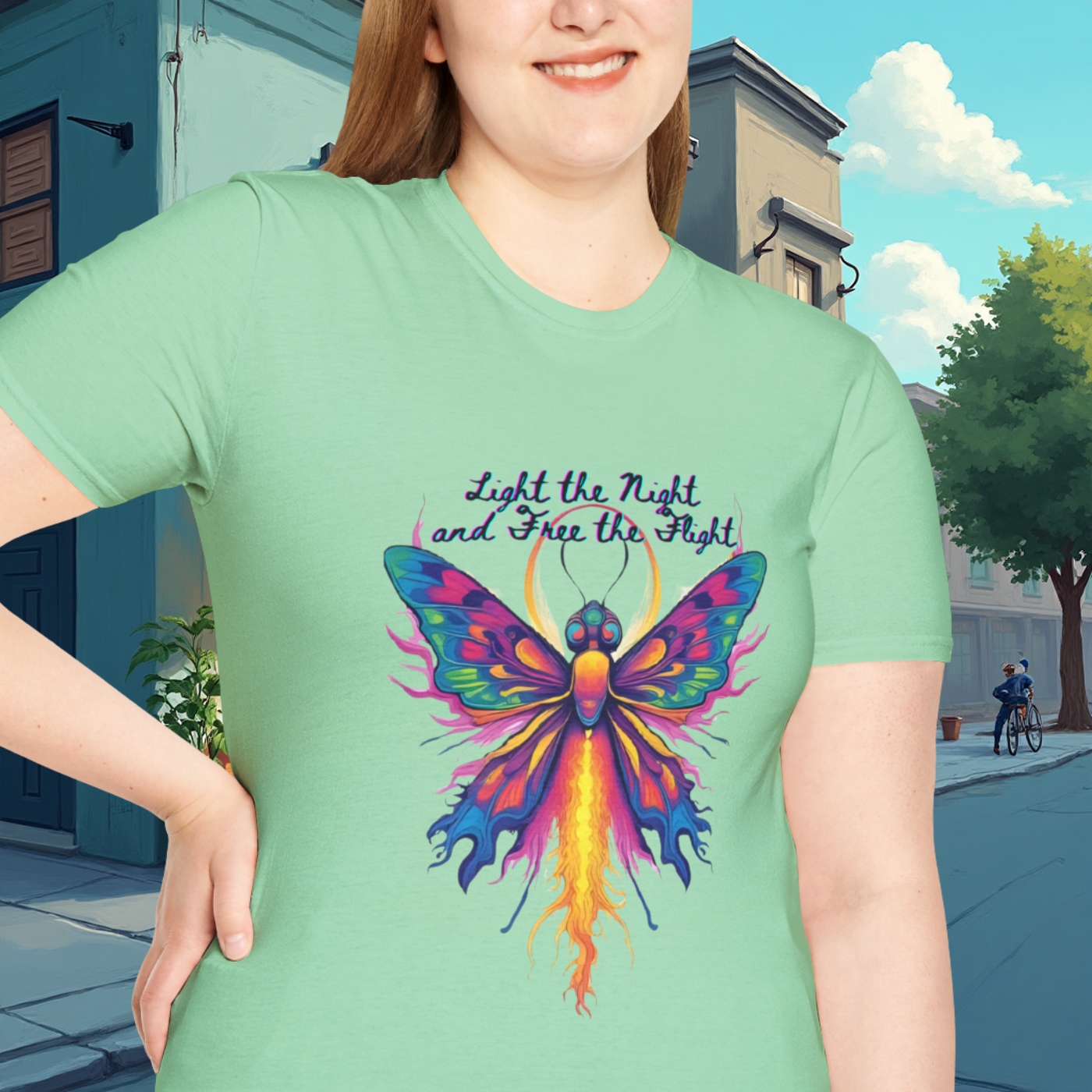 Unisex Softstyle T-Shirt- Firefly Flight