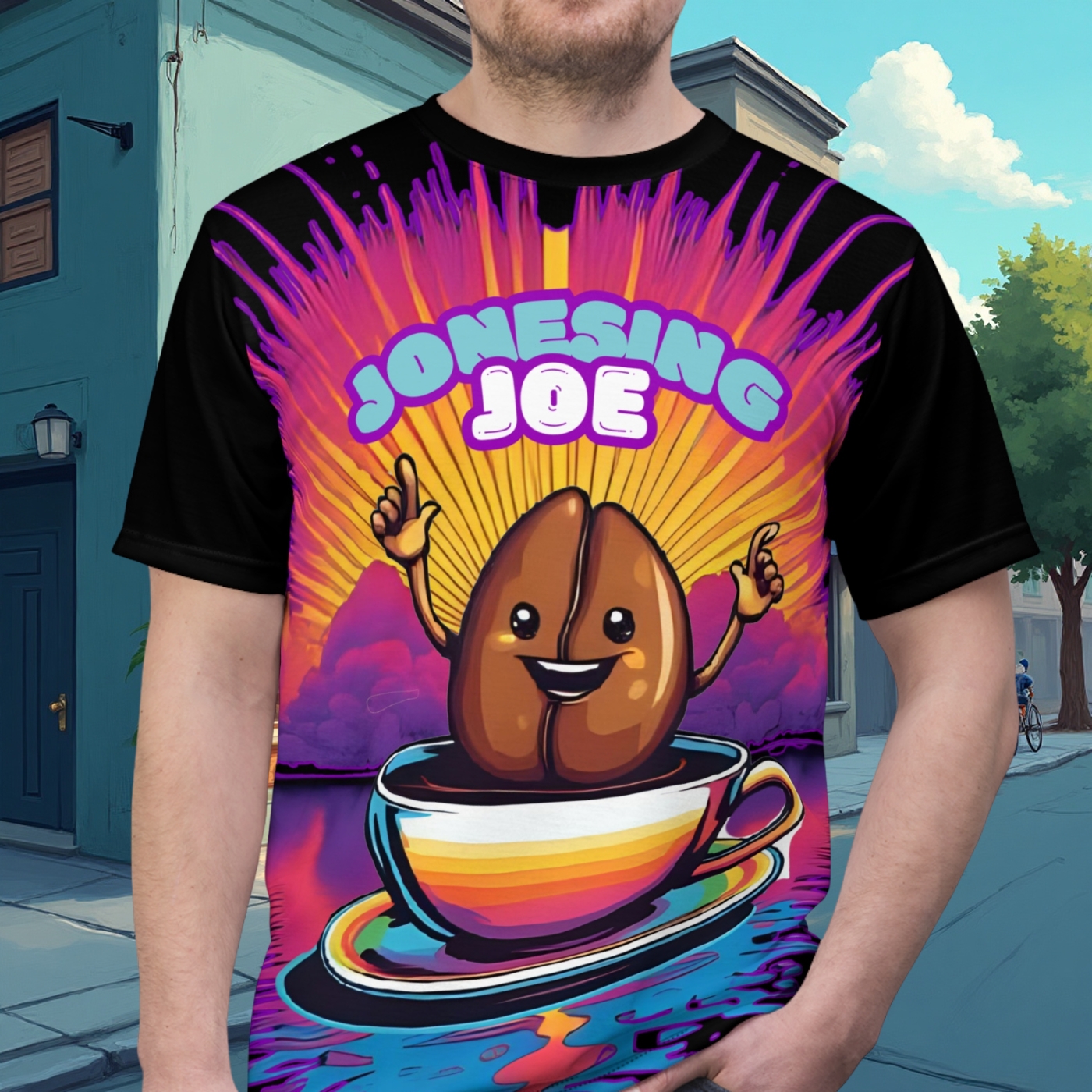 Unisex Cut & Sew Tee (AOP) Joe Unisex Cut & Sew Tee (AOP) Joe