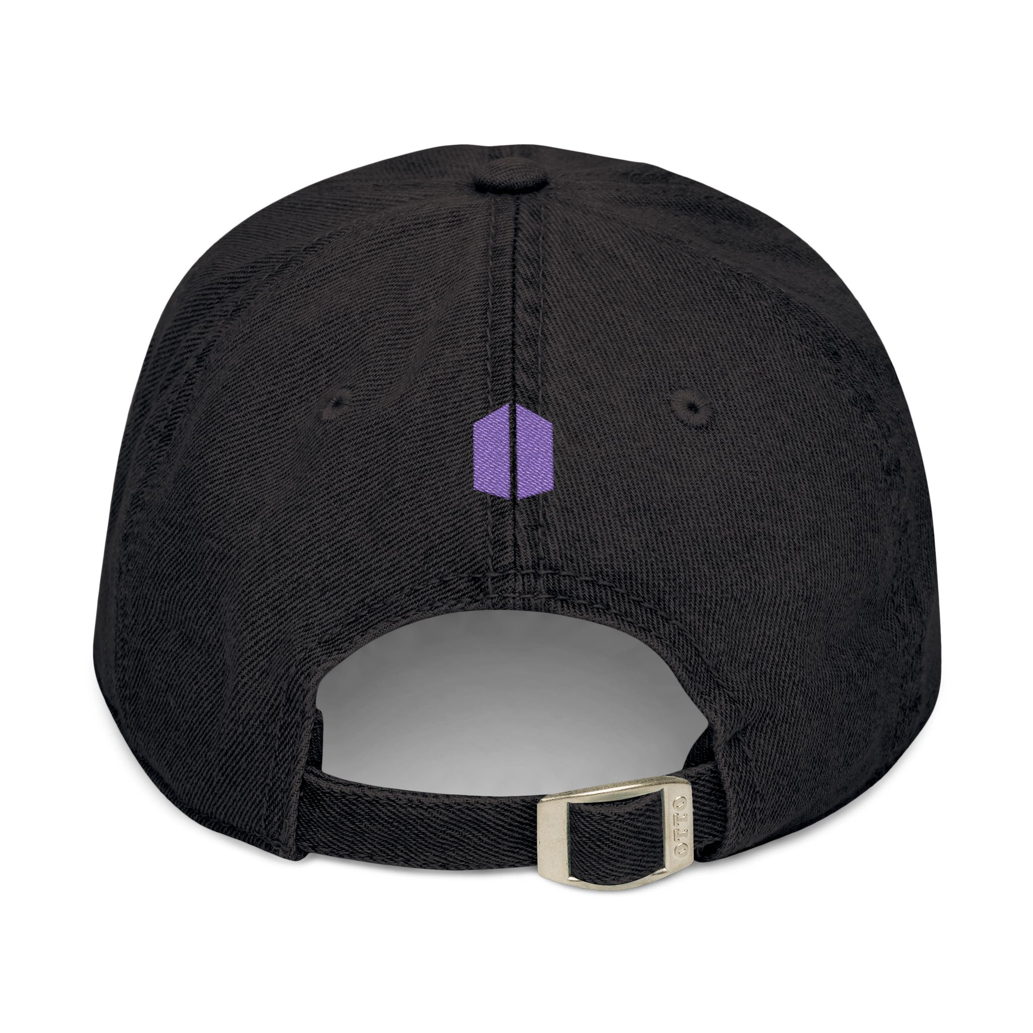 Purple Thread Embroidered Denim Hat 7 Tattoo with BACK ARMY symbol product thumbnail image Purple Thread Embroidered Denim Hat 7 Tattoo with BACK ARMY symbol product thumbnail image